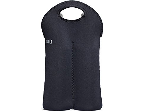 Foto 5 pulgar | Tote Bag Built 2b-blk De Neopreno Resistente A Las Manchas Para 2 Botellas, Color Negro - Venta Internacional.