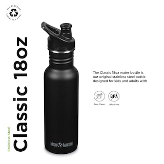 Foto 2 | Botella De Agua Klean Kanteen Classic Narrow De 532 Ml Con Tapa Deportiva - Venta Internacional.