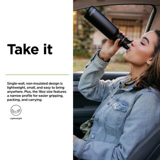 Foto 3 | Botella De Agua Klean Kanteen Classic Narrow De 532 Ml Con Tapa Deportiva - Venta Internacional.
