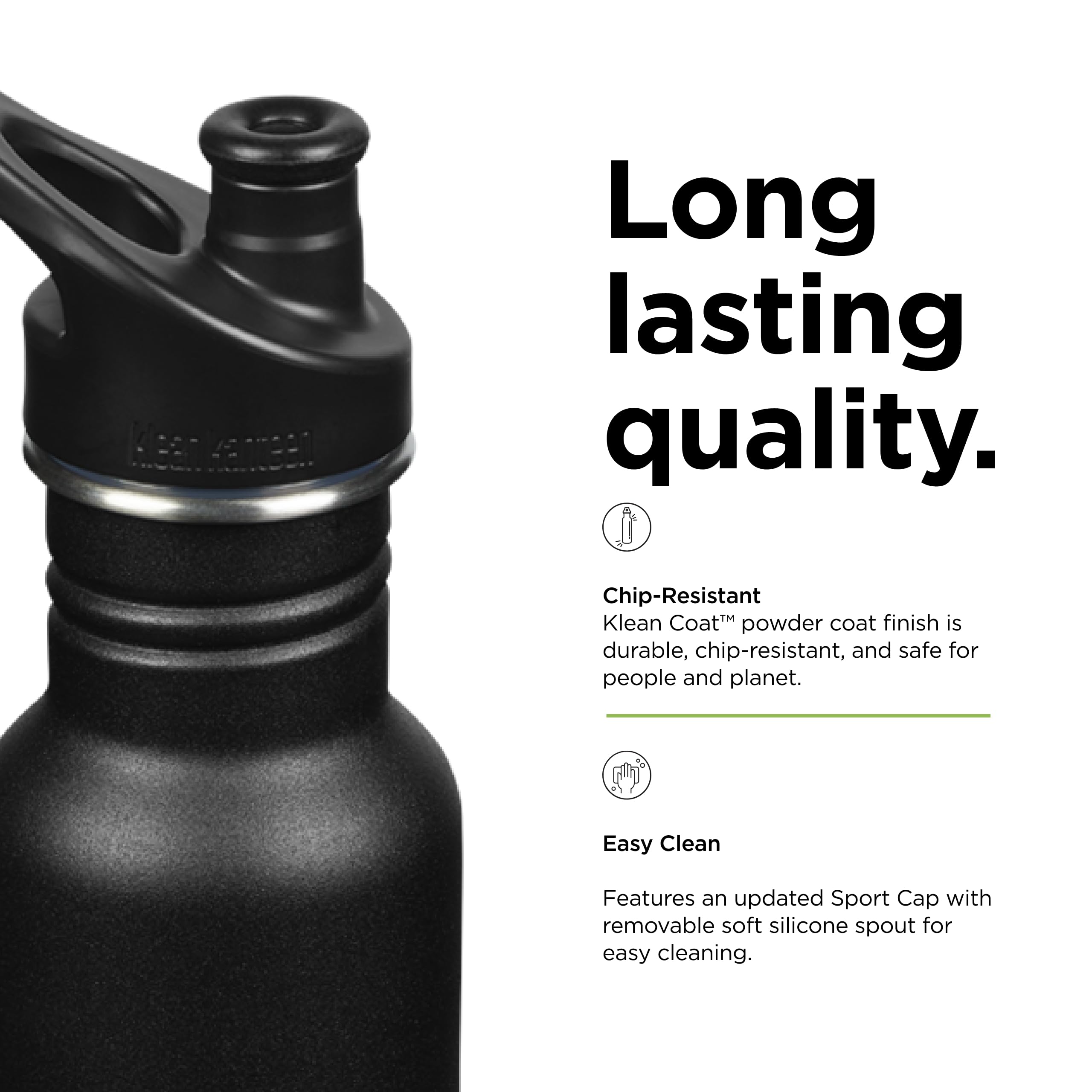 Foto 5 pulgar | Botella De Agua Klean Kanteen Classic Narrow De 532 Ml Con Tapa Deportiva - Venta Internacional.