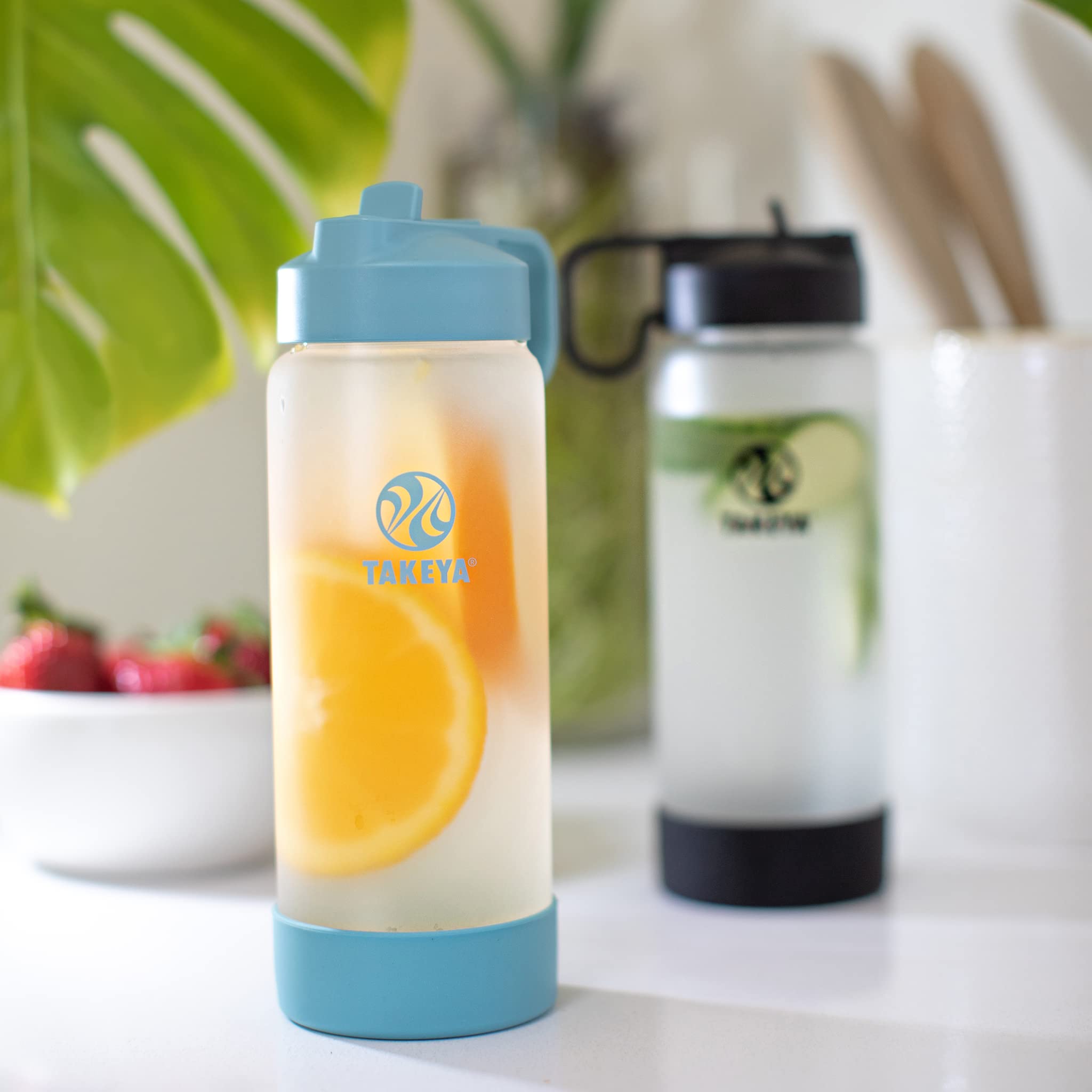 Foto 5 pulgar | Botella De Agua Takeya De Vidrio Resistente A Los Golpes Térmicos De 650 Ml - Venta Internacional.