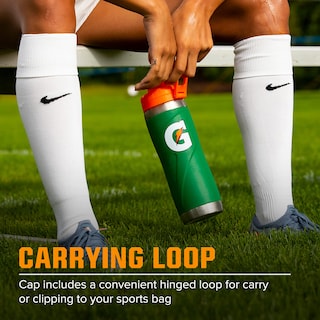 Foto 5 | Botella Deportiva Gatorade De Acero Inoxidable, 770 Ml, Doble Pared, Verde - Venta Internacional.