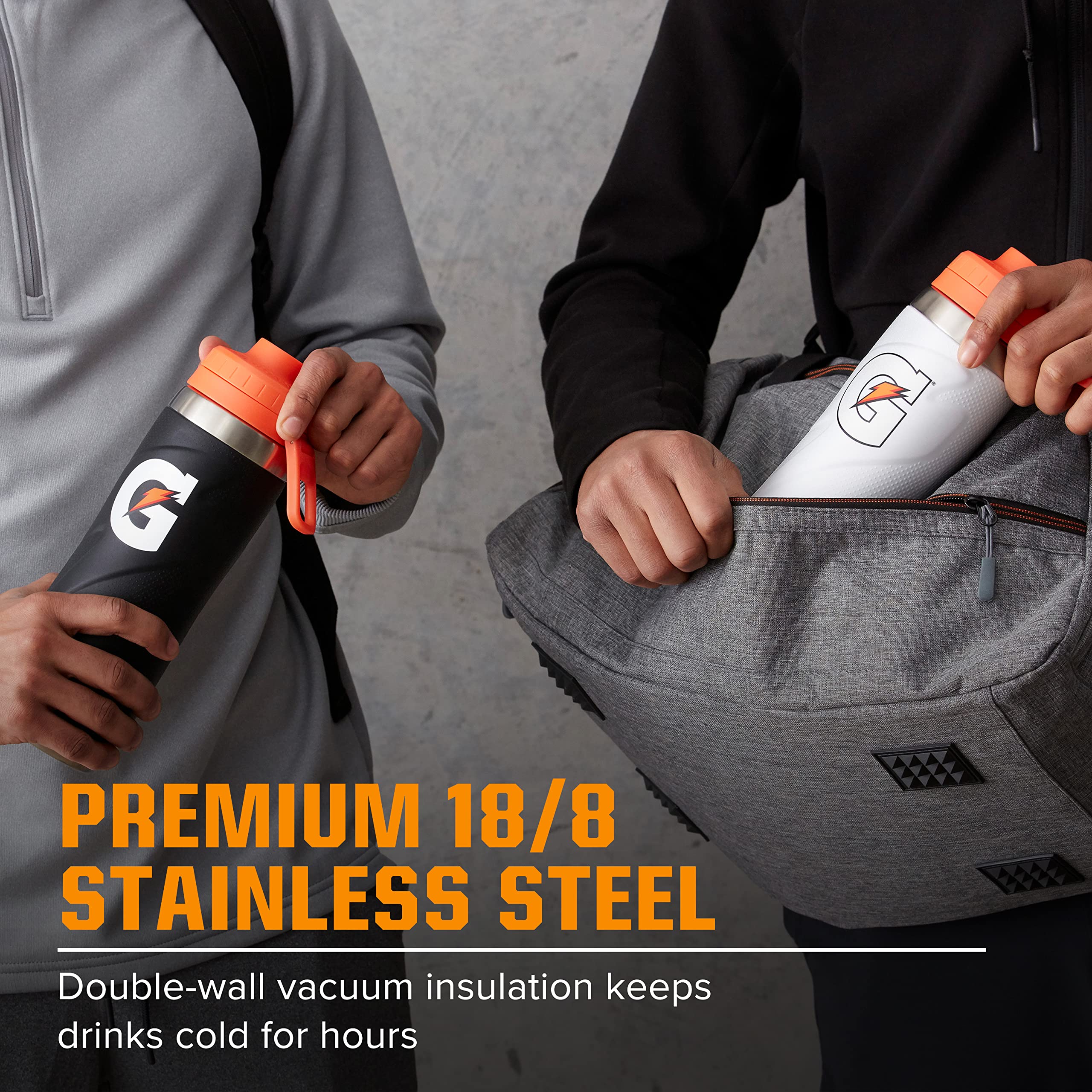 Foto 7 | Botella Deportiva Gatorade De Acero Inoxidable, 770 Ml, Doble Pared, Verde - Venta Internacional.