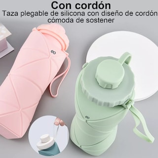 Foto 4 | Botella Agua Plegable Silicona Eo Safe Imports Esi-8712-1 Rosa