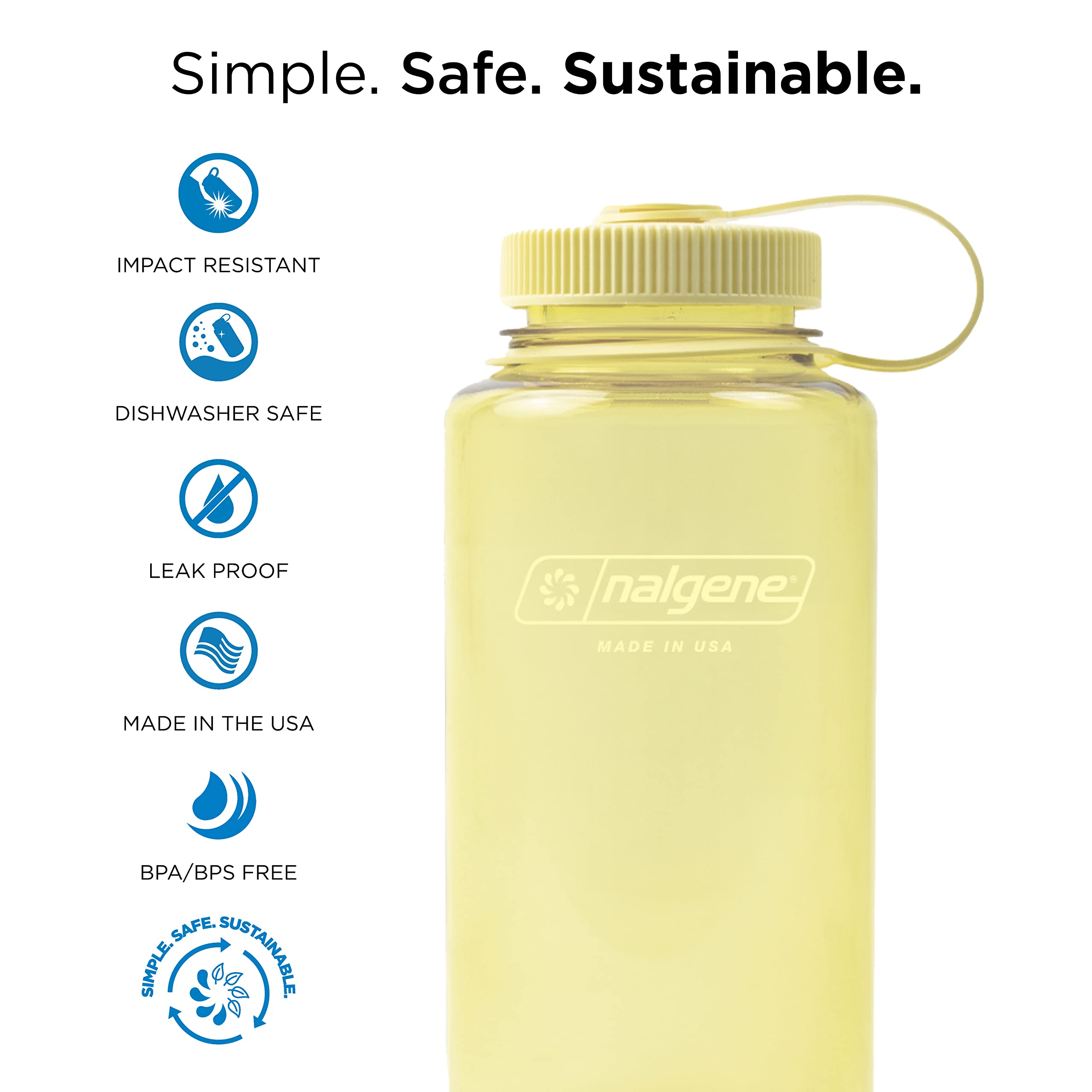 Foto 3 pulgar | Botella De Agua Nalgene Monochrome 946 Ml Reciclada Sin Bpa - Venta Internacional.