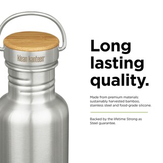Foto 4 | Botella De Agua Klean Kanteen Reflect De 800 Ml Con Tapa De Bambú - Venta Internacional.