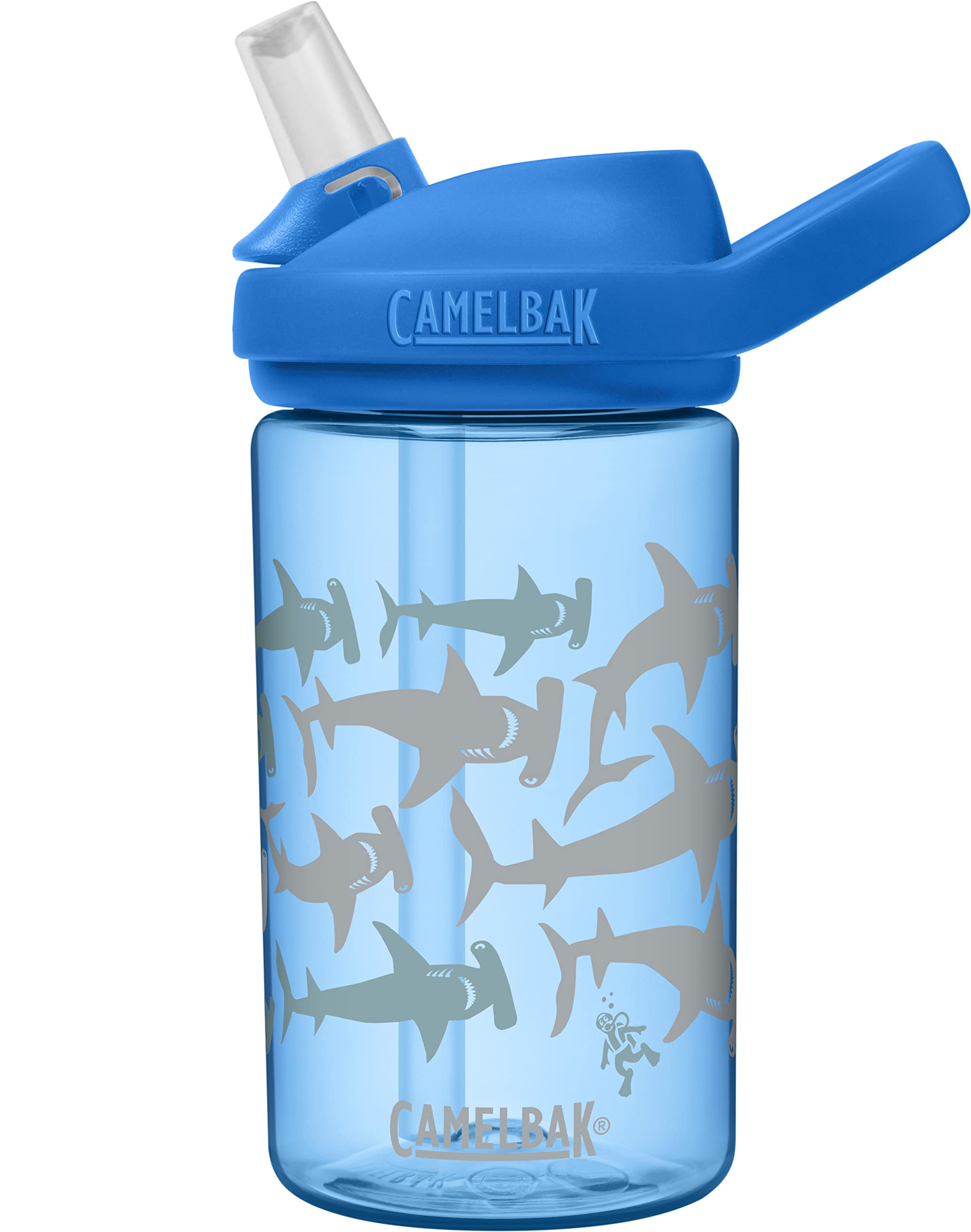 Foto 2 pulgar | Botella De Agua Camelbak Eddy+ Kids De 400 Ml Con Tapa De Pajita Hammerheads - Venta Internacional.