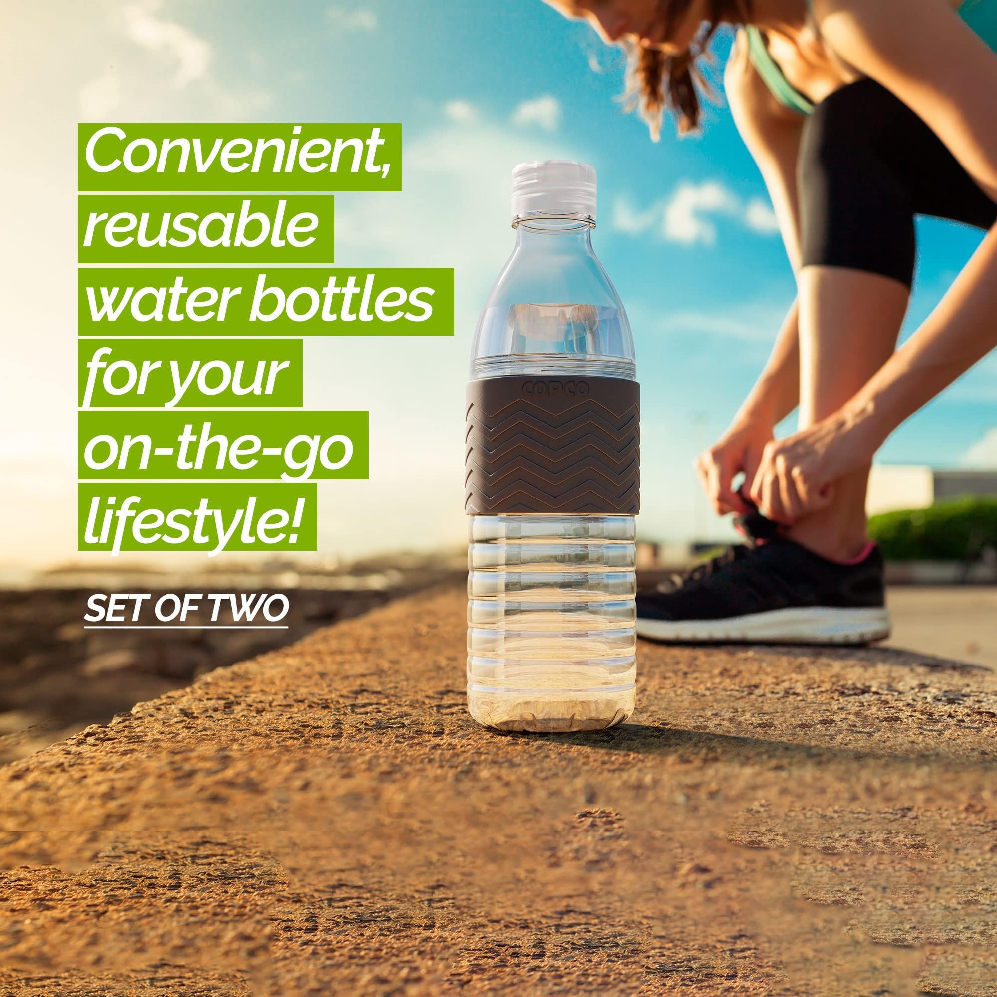 Foto 2 | Botella De Agua Copco Hydra De 500 Ml (juego De 2), Sin Bpa, Gris - Venta Internacional.