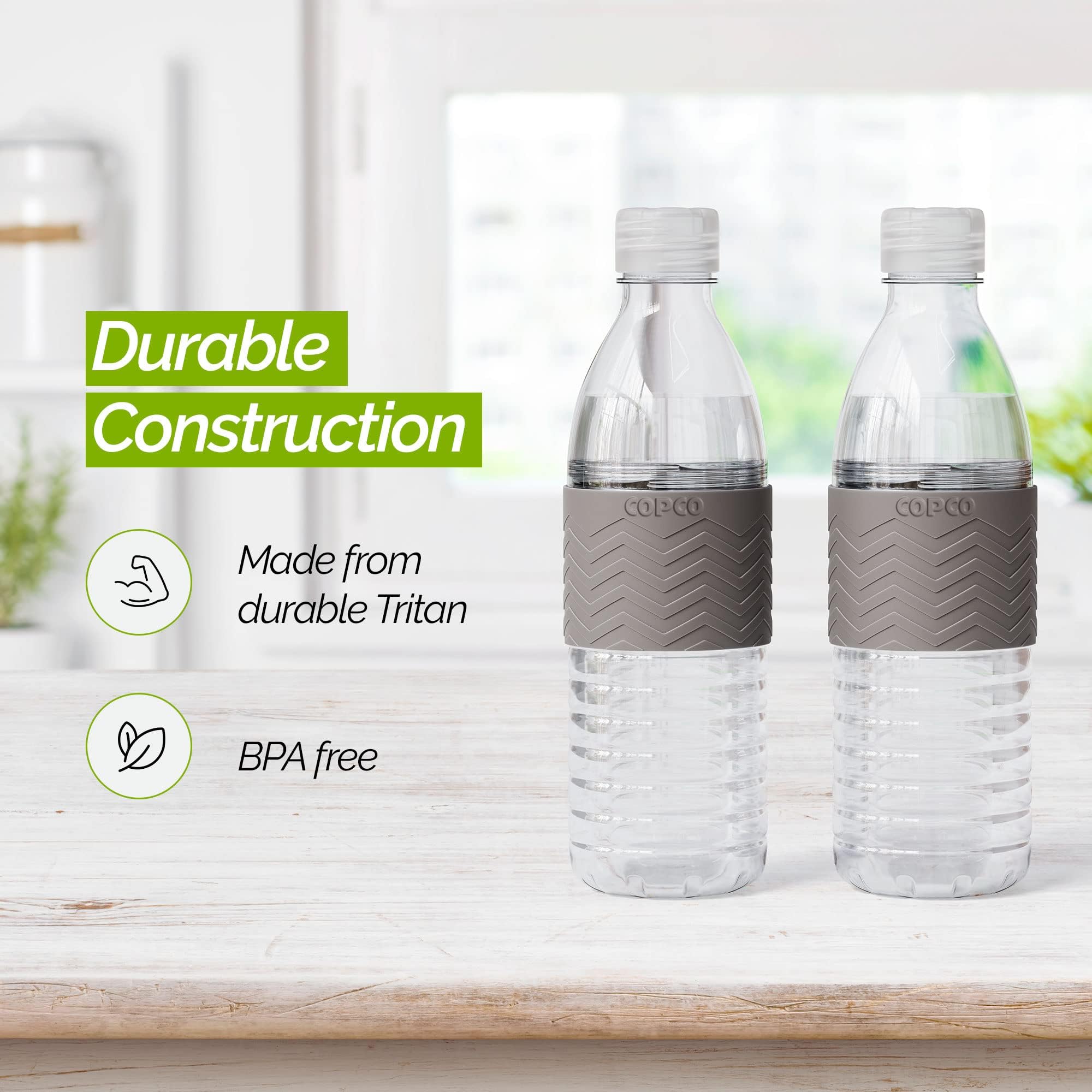 Foto 4 pulgar | Botella De Agua Copco Hydra De 500 Ml (juego De 2), Sin Bpa, Gris - Venta Internacional.
