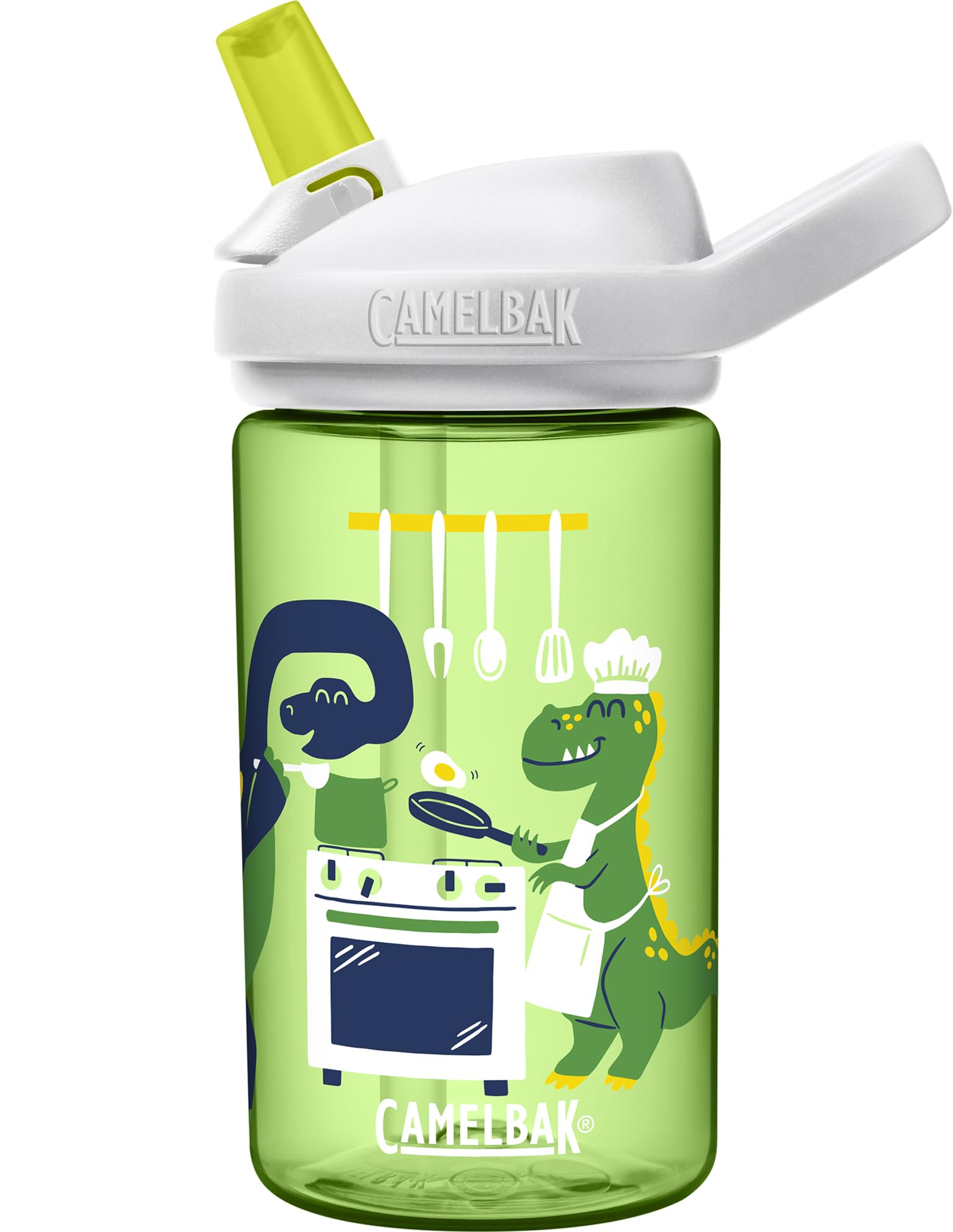 Foto 2 pulgar | Botella De Agua Camelbak Eddy+ Kids De 400 Ml Con Tapa De Pajita Chef Dino - Venta Internacional.