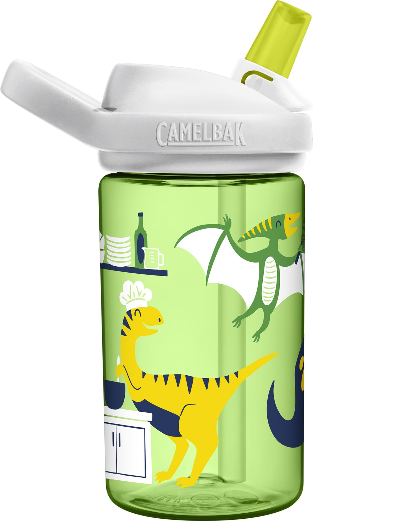 Foto 5 pulgar | Botella De Agua Camelbak Eddy+ Kids De 400 Ml Con Tapa De Pajita Chef Dino - Venta Internacional.