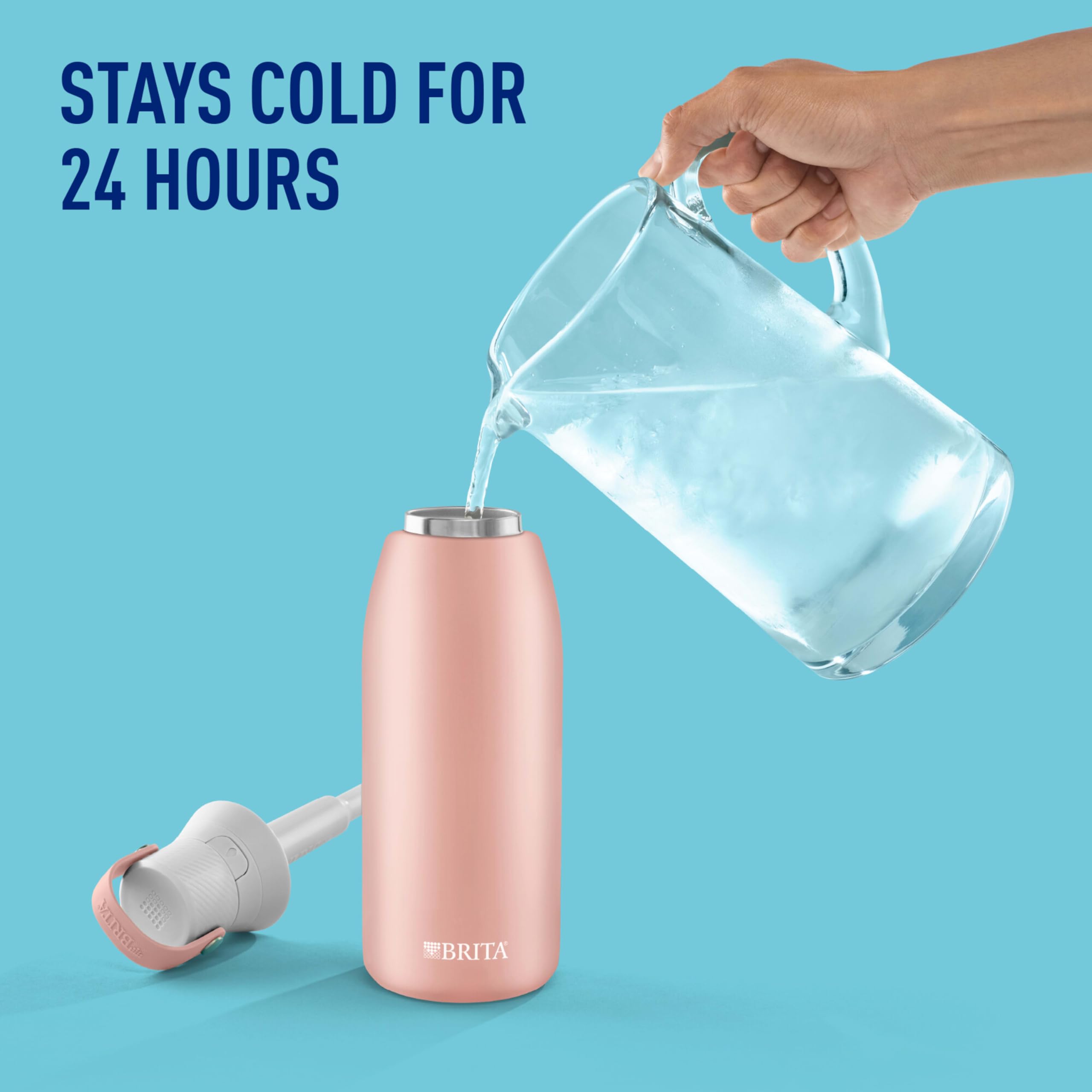 Foto 5 pulgar | Botella De Agua Brita Stainless Steel Premium 946 Ml Con Filtro - Venta Internacional.