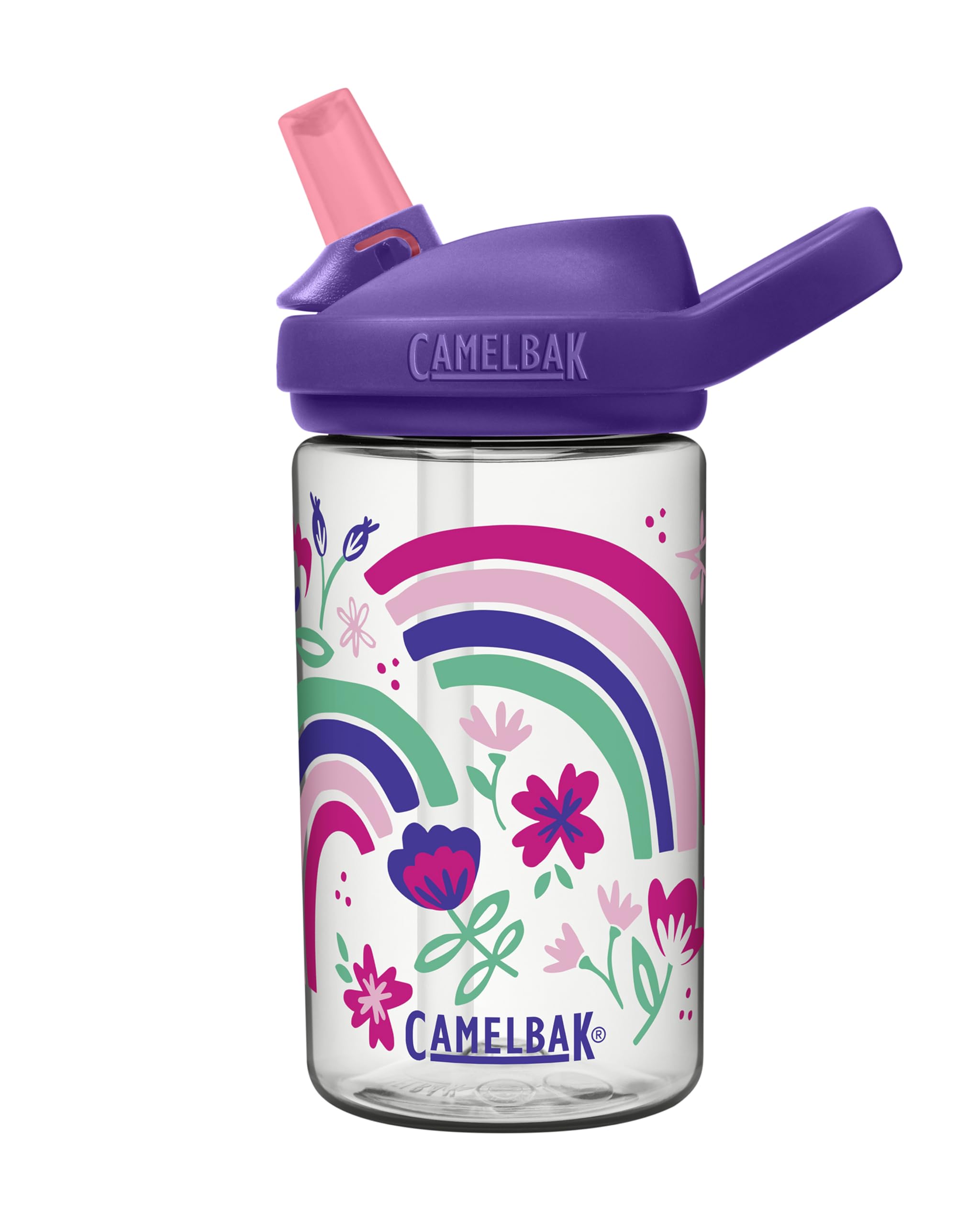 Foto 1 | Botella De Agua Camelbak Eddy+ Kids De 400 Ml Con Tapa De Pajita Rainbow - Venta Internacional.