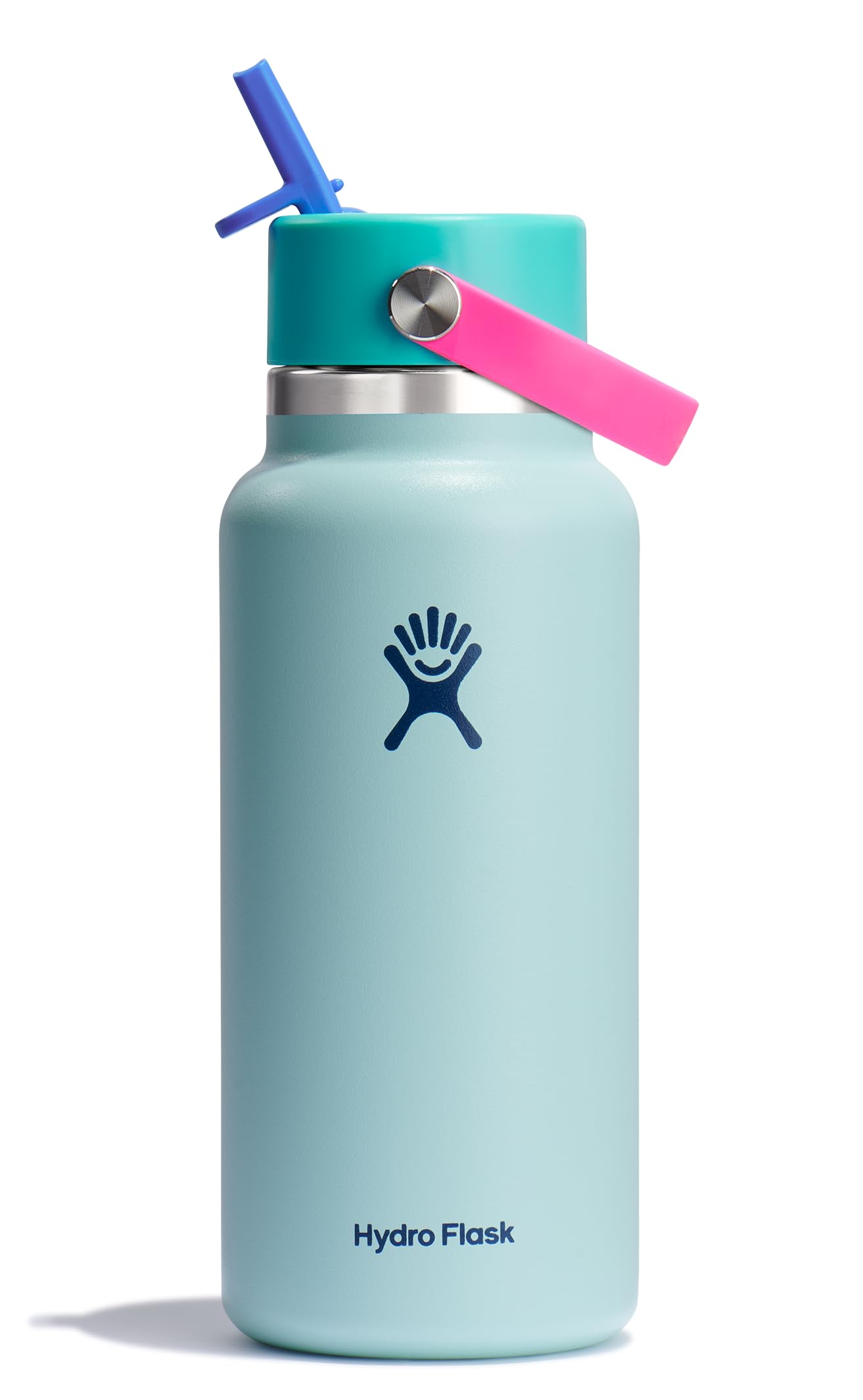 Foto 2 pulgar | Botella De Agua Hydro Flask Wide Flex Straw Cap 946ml Polar - Venta Internacional.
