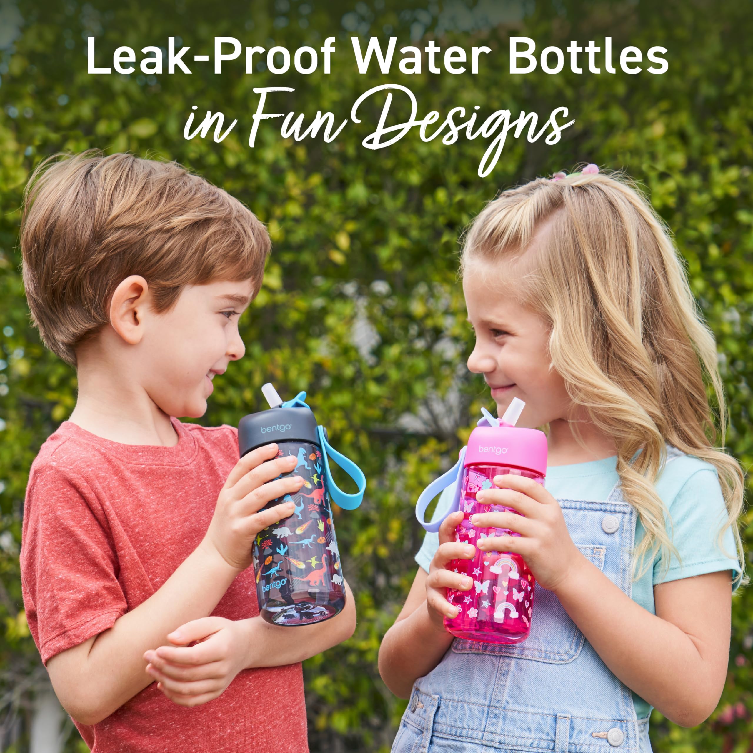 Foto 3 pulgar | Botella De Agua Bentgo Kids A Prueba De Fugas De 450 Ml Con Estampado De Dinosaurio - Venta Internacional.