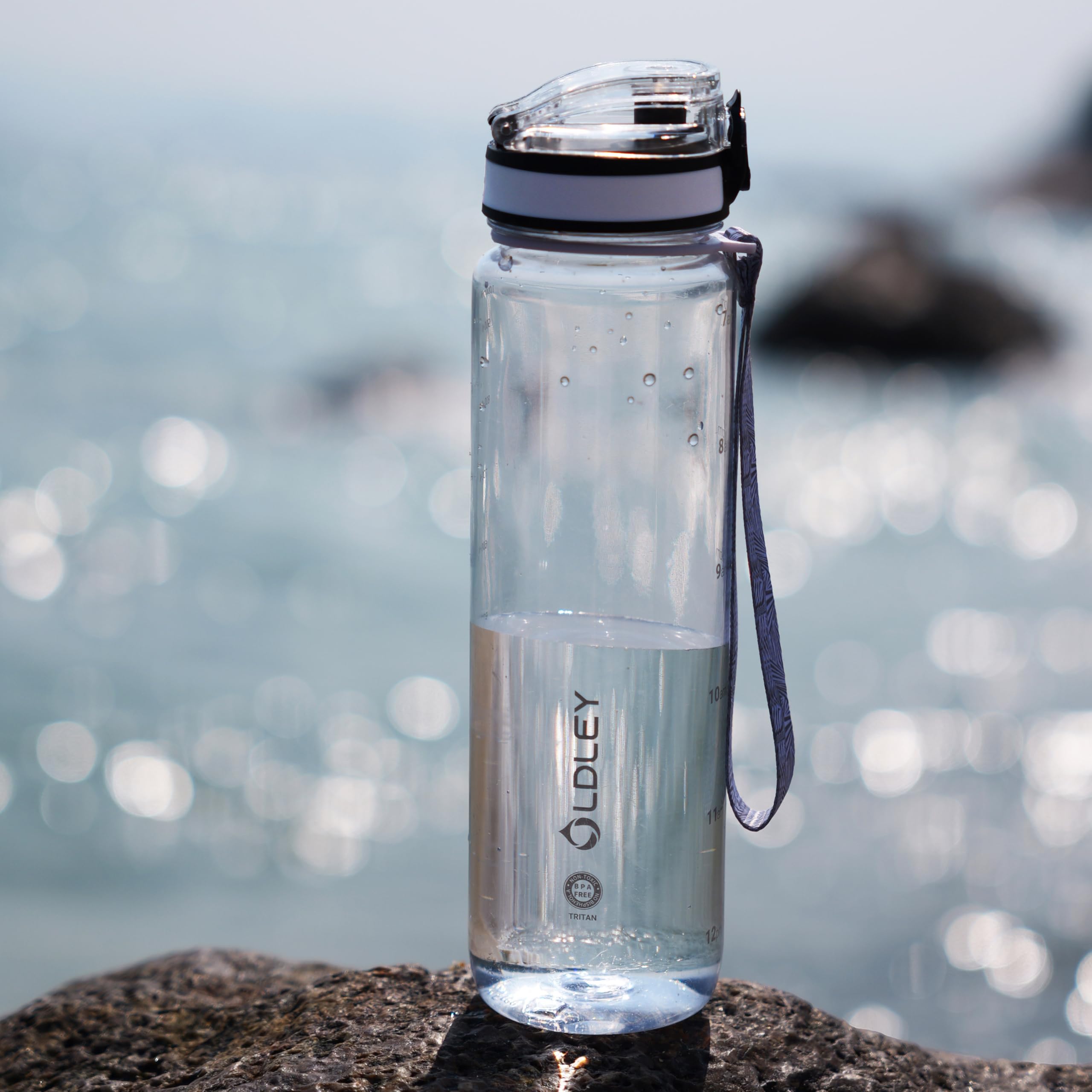 Foto 7 pulgar | Botella De Agua Oldley Motivational De 950 Ml Con Marcador De Tiempo Tritan - Venta Internacional.