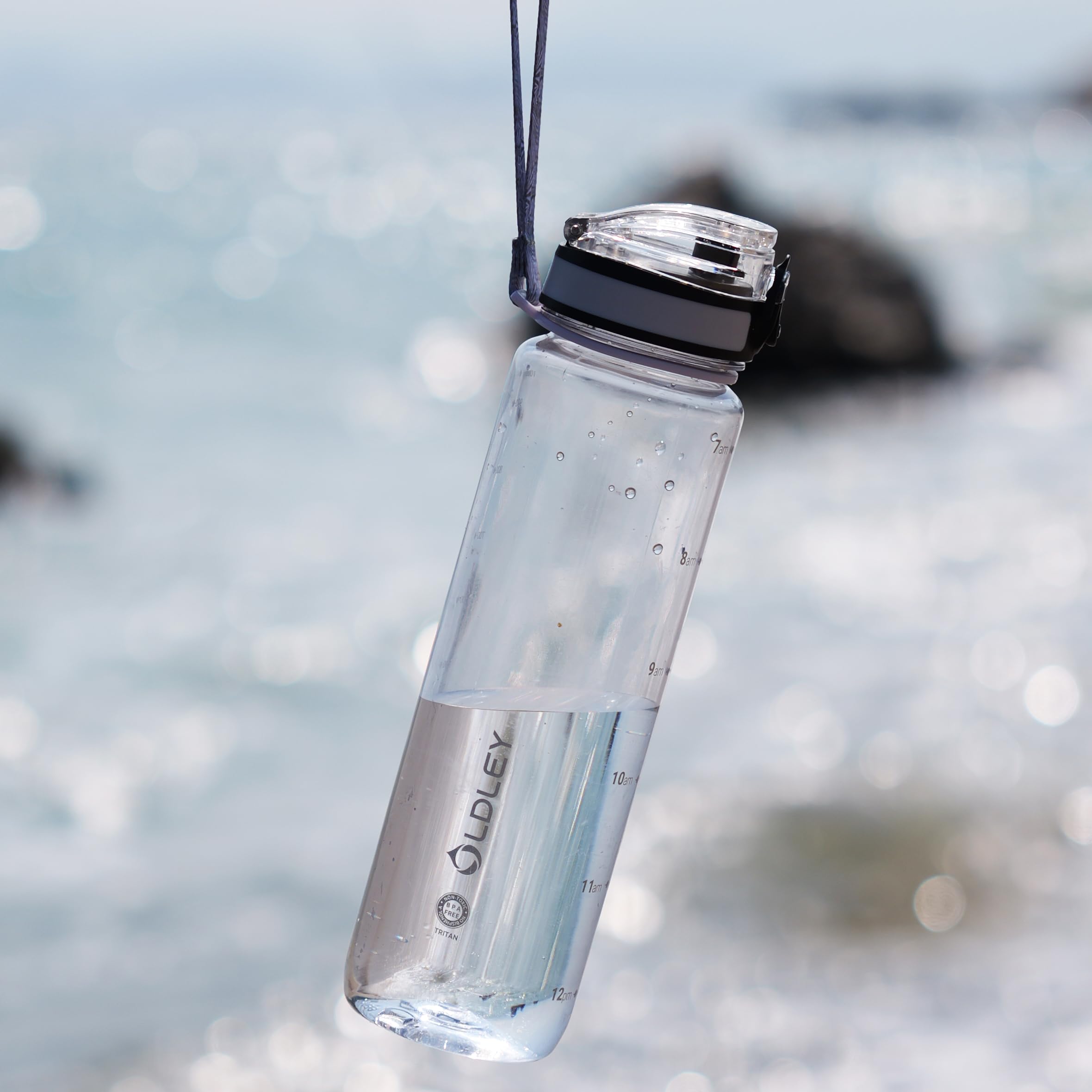 Foto 8 pulgar | Botella De Agua Oldley Motivational De 950 Ml Con Marcador De Tiempo Tritan - Venta Internacional.