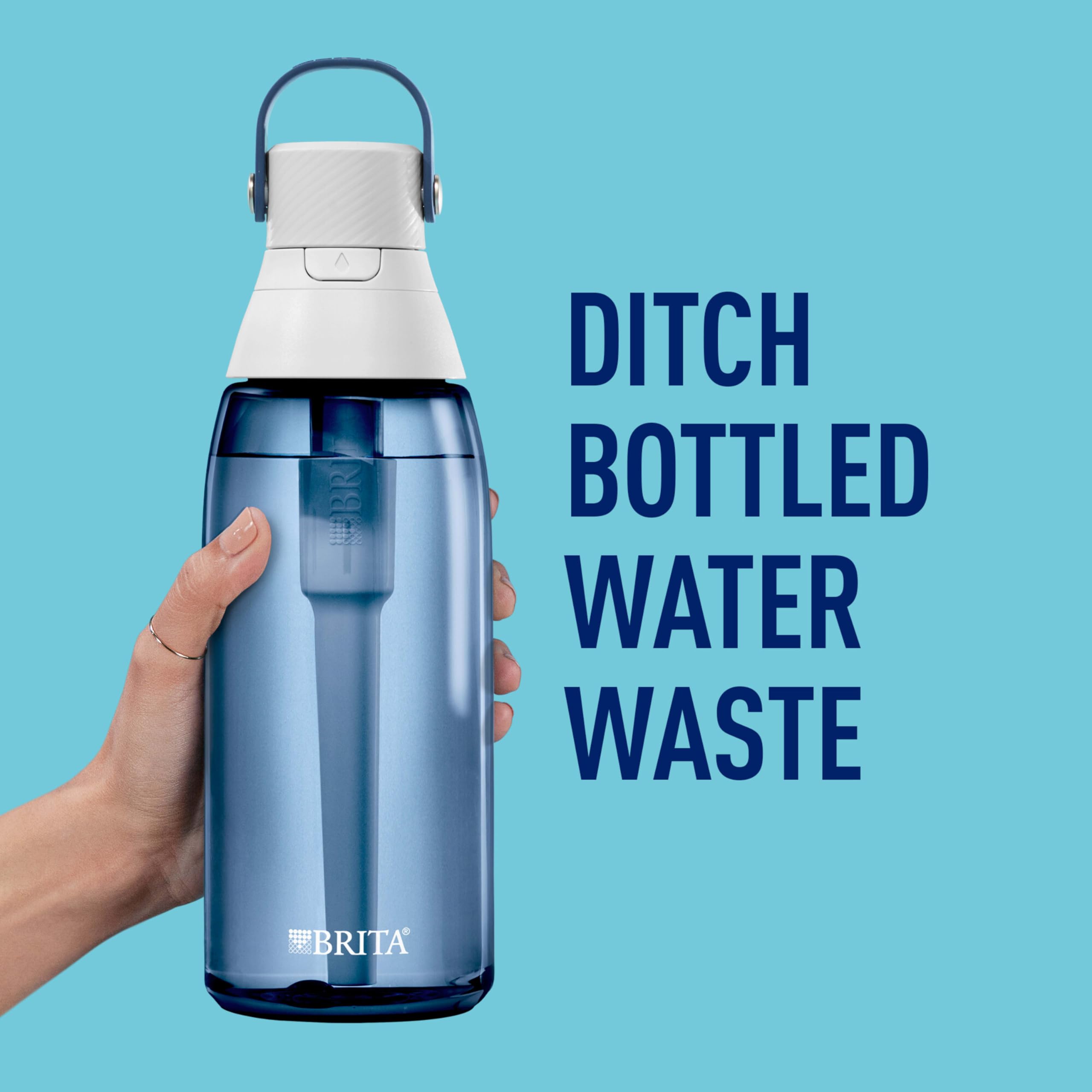 Foto 4 pulgar | Botella De Agua Brita De Plástico Duro De Primera Calidad, 1,06 L - Venta Internacional.