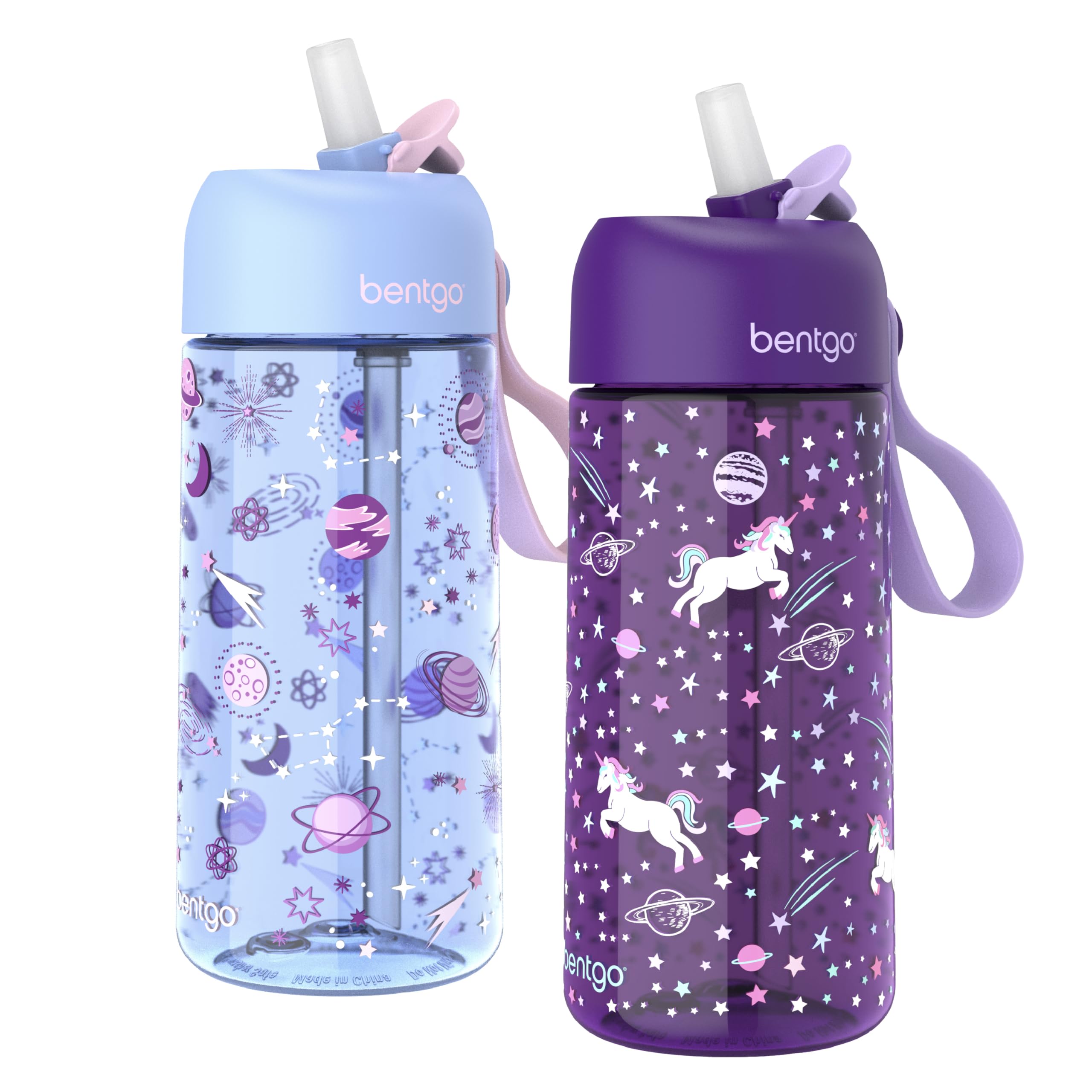 Foto 2 pulgar | Botella De Agua Bentgo Kids, Paquete De 2 Unidades, 450 Ml, A Prueba De Fugas, Sin Bpa - Venta Internacional.