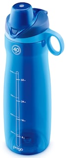 Foto 3 | Botella De Agua Pogo De Plástico Sin Bpa De 1,2 L Con Tapa Abatible, Color Azul - Venta Internacional.