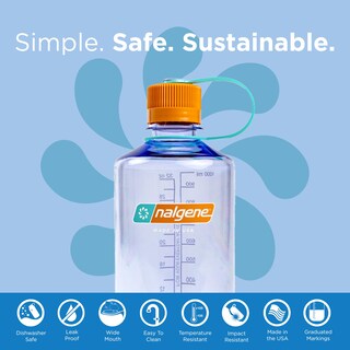 Foto 2 | Botella De Agua Nalgene Sustain Tritan Sin Bpa, 1 Litro, Amatista - Venta Internacional.