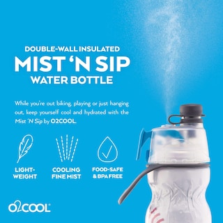 Foto 3 | Botella De Agua O2cool Mist 'n Sip Misting 2 En 1, 600 Ml, Paquete De 2 - Venta Internacional.