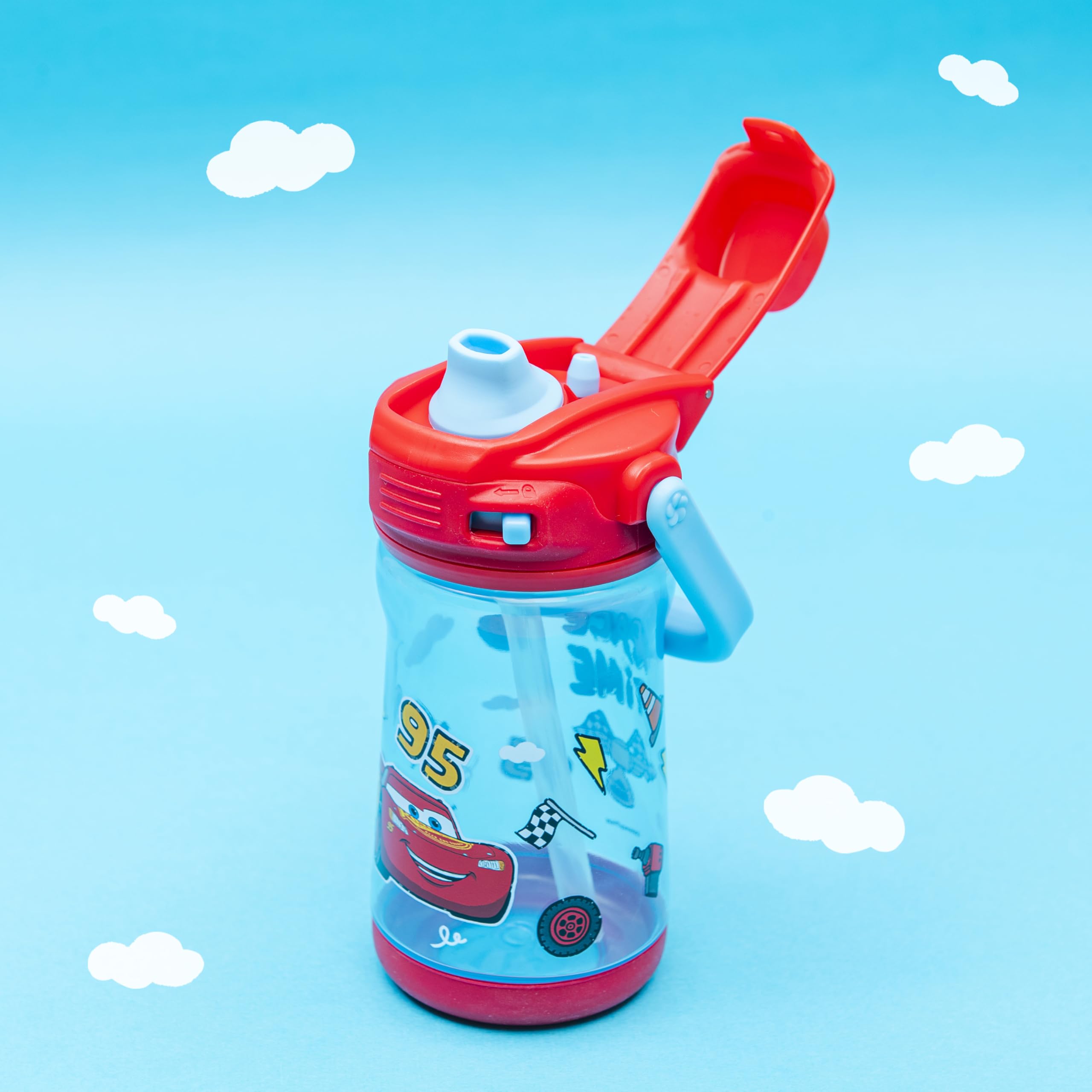 Foto 3 pulgar | Botella De Agua Zak Designs Disney Pixar Cars Beacon 350 Ml Para Niños - Venta Internacional.