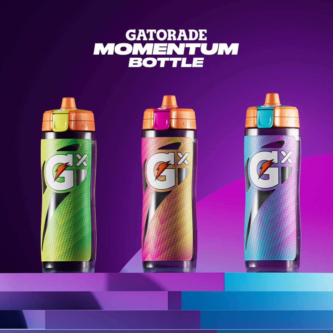 Foto 4 pulgar | Botella Gatorade Gx Momentum Neon Pink De 900 Ml Con Cápsula De Fórmula - Venta Internacional.