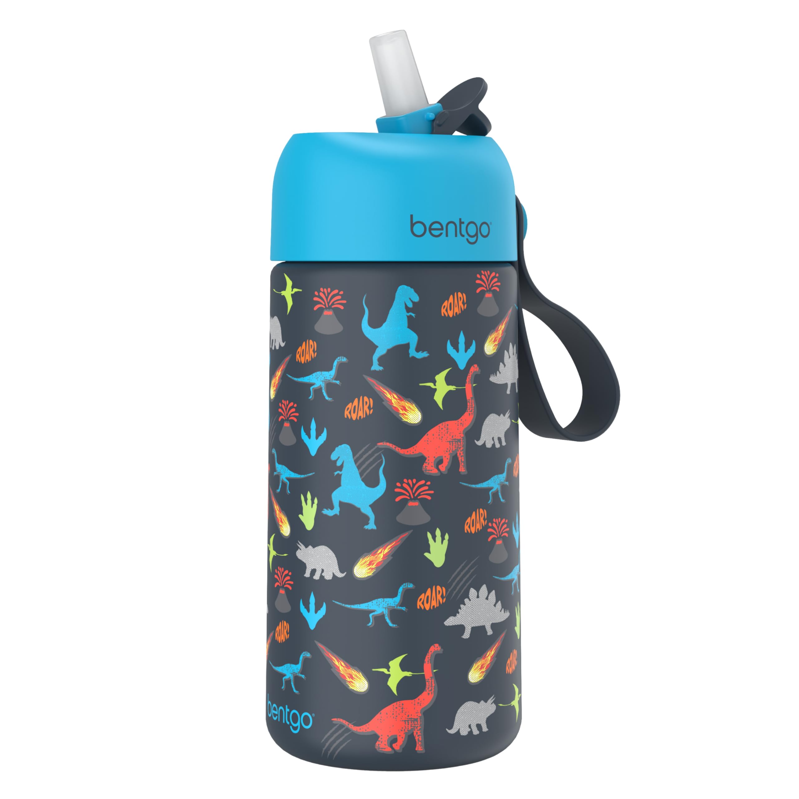 Foto 2 pulgar | Botella De Agua Bentgo Kids, Acero Inoxidable, 414 Ml, Diseño Dinosaurio - Venta Internacional.