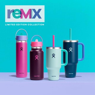 Foto 2 | Botella De Agua Hydro Flask Wide Flex Straw Cap 946ml Winter Night - Venta Internacional.