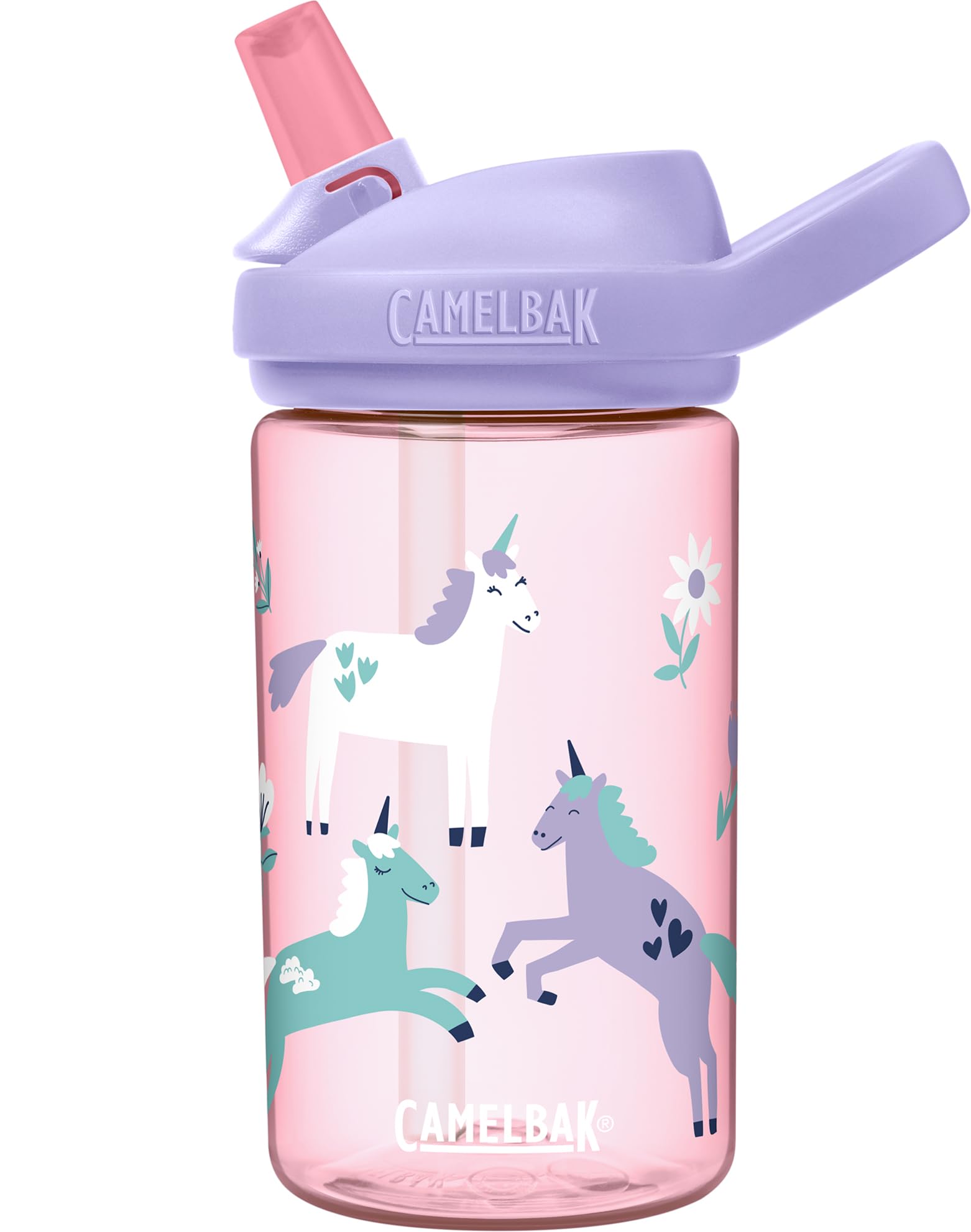 Foto 2 pulgar | Botella De Agua Camelbak Eddy+ Kids De 400 Ml Con Unicornio En La Parte Superior - Venta Internacional.