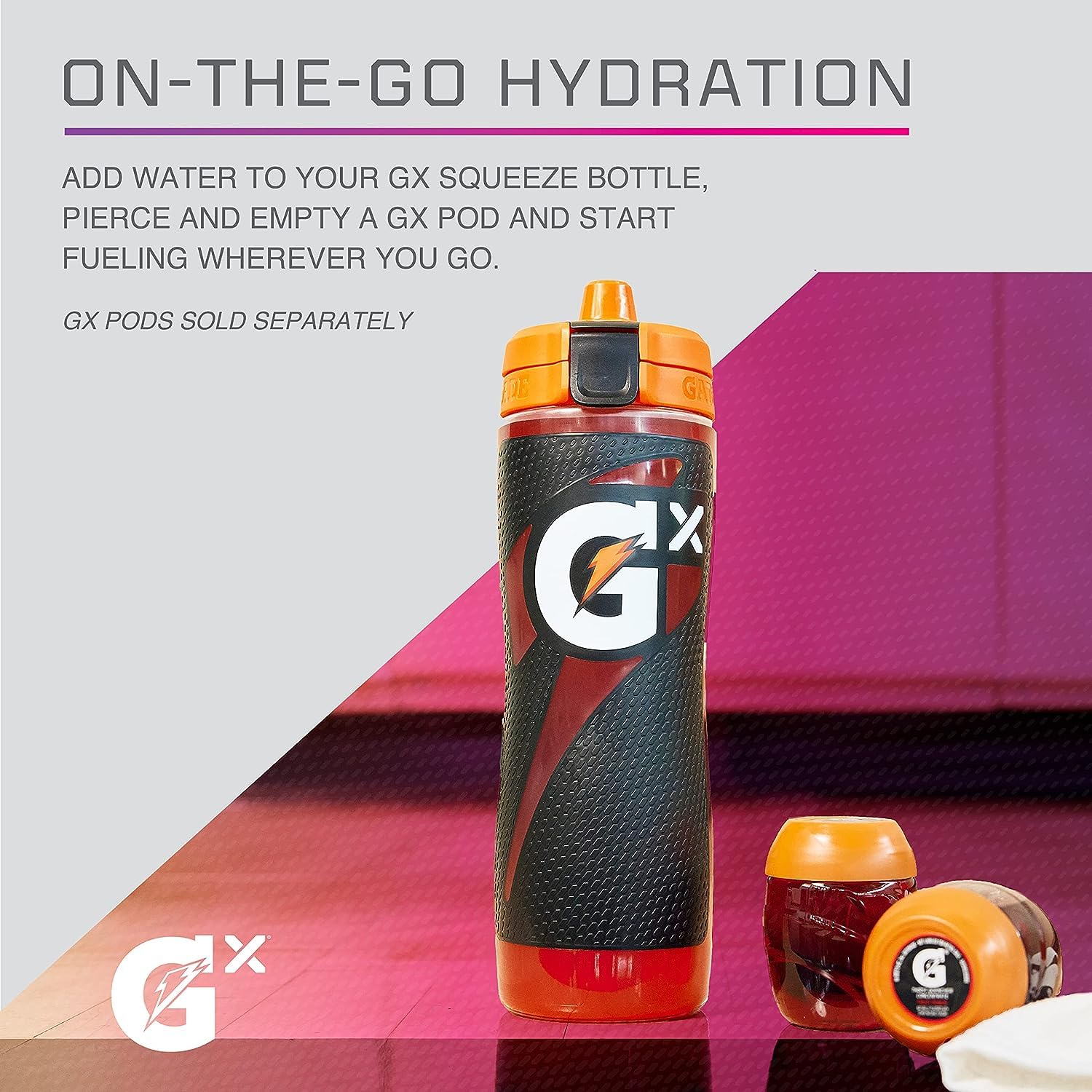 Foto 5 pulgar | Botella Deportiva Gatorade Gx Faded Flag 900 Ml - Venta Internacional.