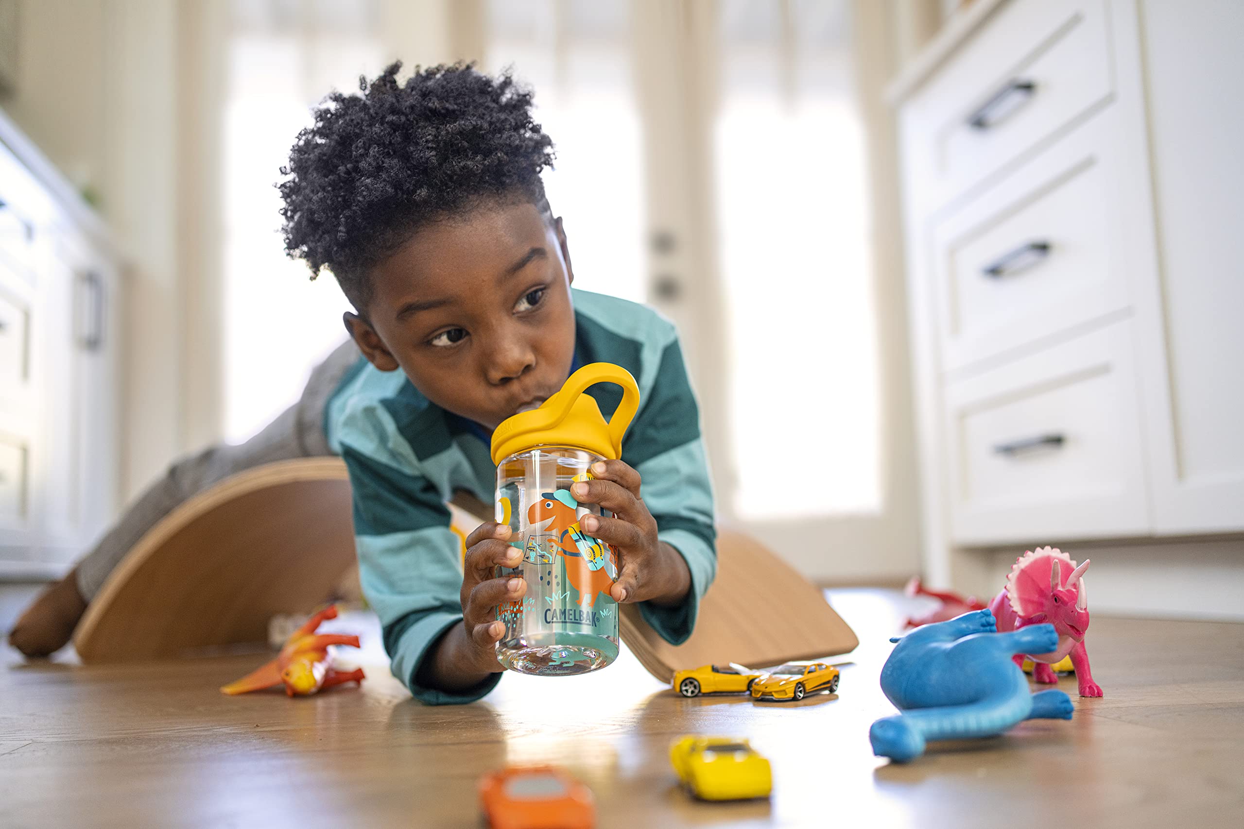 Foto 5 | Botella De Agua Camelbak Eddy+ Kids De 400 Ml Con Tapa De Pajita Dino - Venta Internacional.