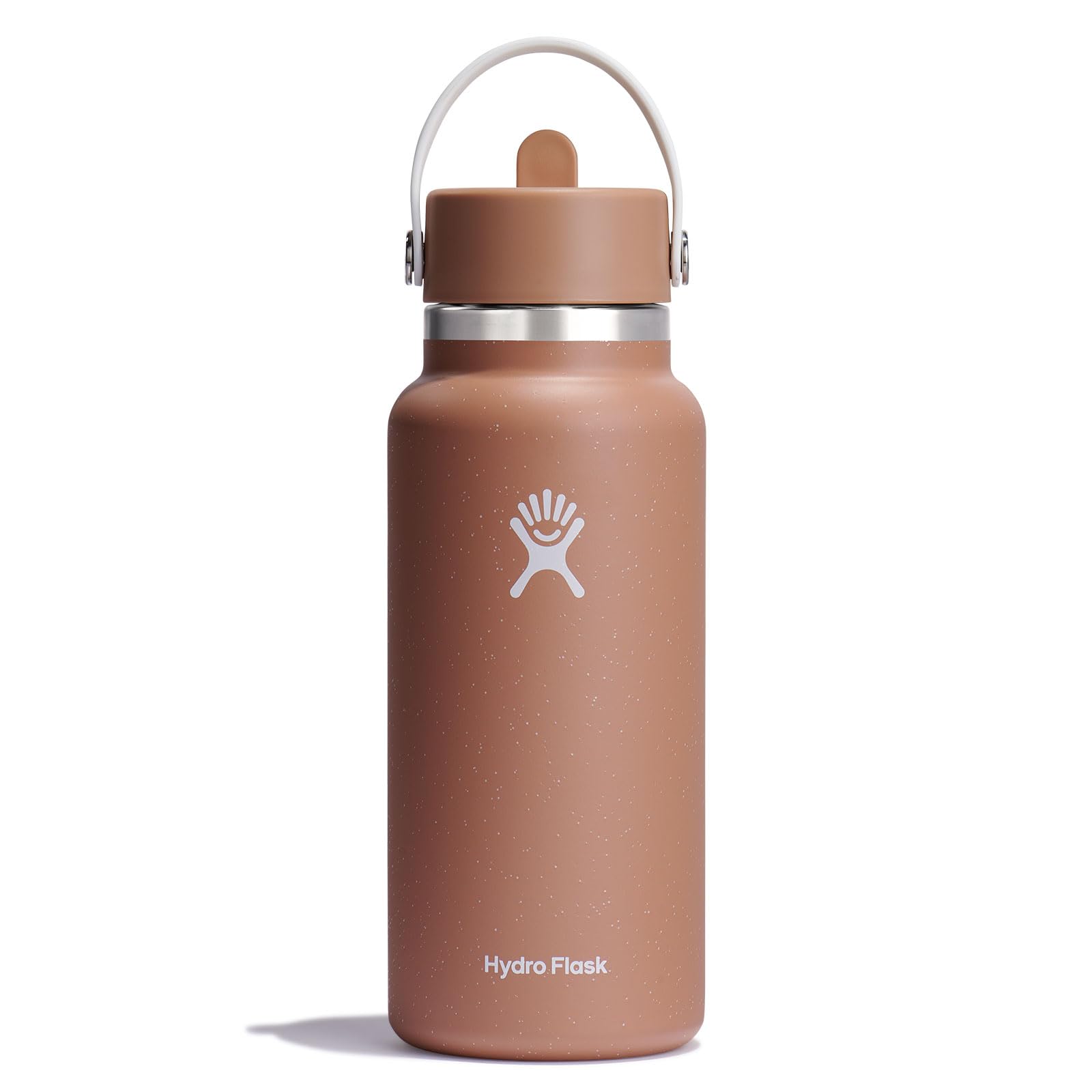 Foto 2 pulgar | Botella De Agua Hydro Flask Wide Flex Straw Cap 946 Ml Sandy - Venta Internacional.