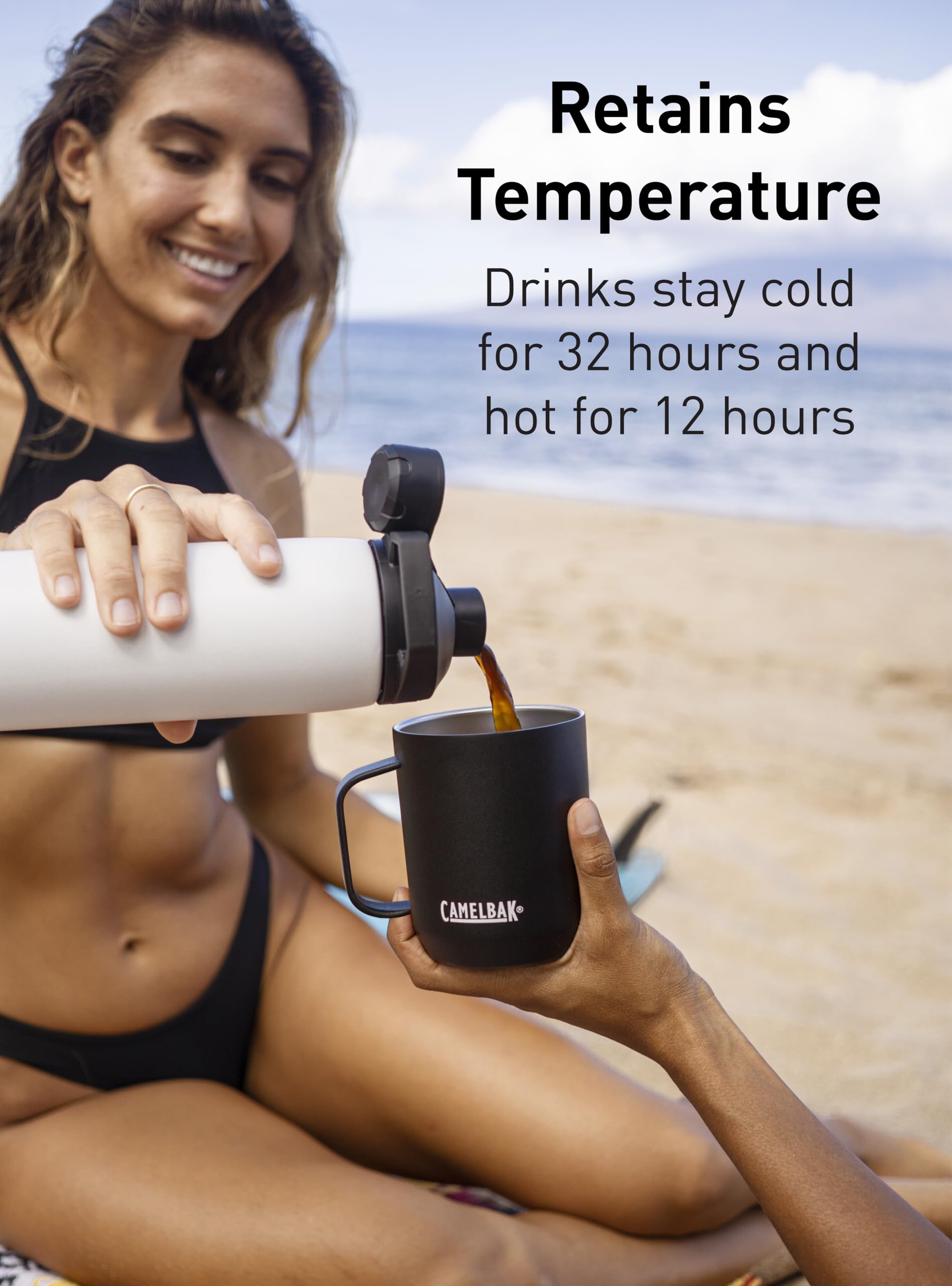 Foto 3 pulgar | Botella De Agua Camelbak Chute Mag Con Aislamiento Al Vacío De 750 Ml, Color Azul Marino - Venta Internacional.