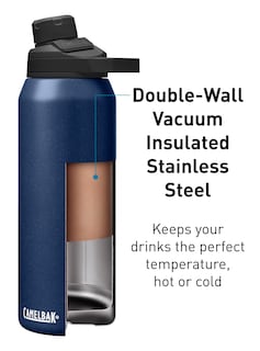 Foto 3 | Botella De Agua Camelbak Chute Mag Con Aislamiento Al Vacío De 750 Ml, Color Azul Marino - Venta Internacional.