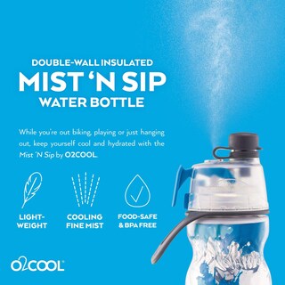 Foto 5 | Botella De Agua O2cool Arcticsqueeze Insulated Mist 'n Sip, 600 Ml - Venta Internacional.