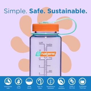 Foto 2 | Botella De Agua Nalgene Sustain Tritan Sin Bpa, 500 Ml, Amatista - Venta Internacional.