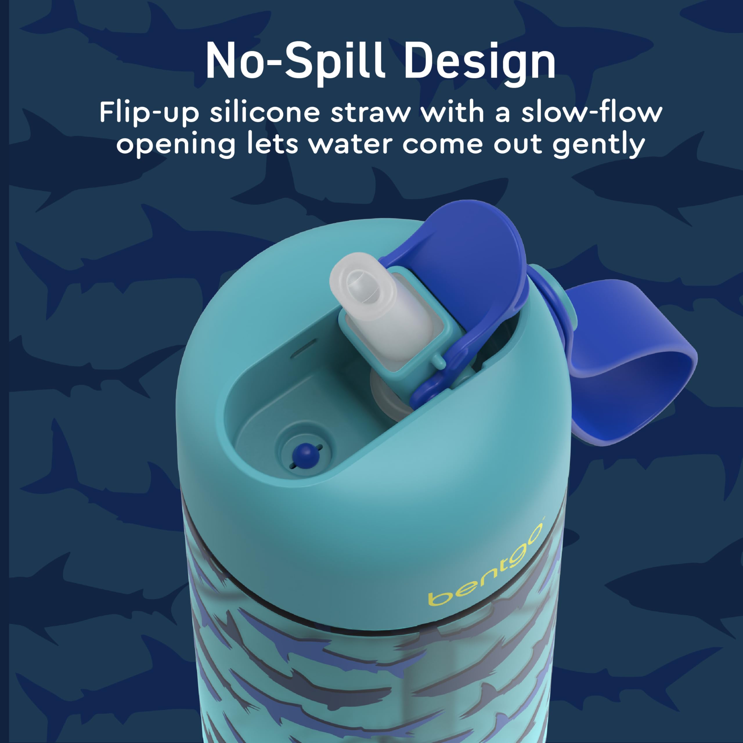 Foto 5 pulgar | Botella De Agua Bentgo Kids, Paquete De 2 Unidades, 450 Ml, Tritan, Sin Bpa, Más De 3 Años - Venta Internacional.