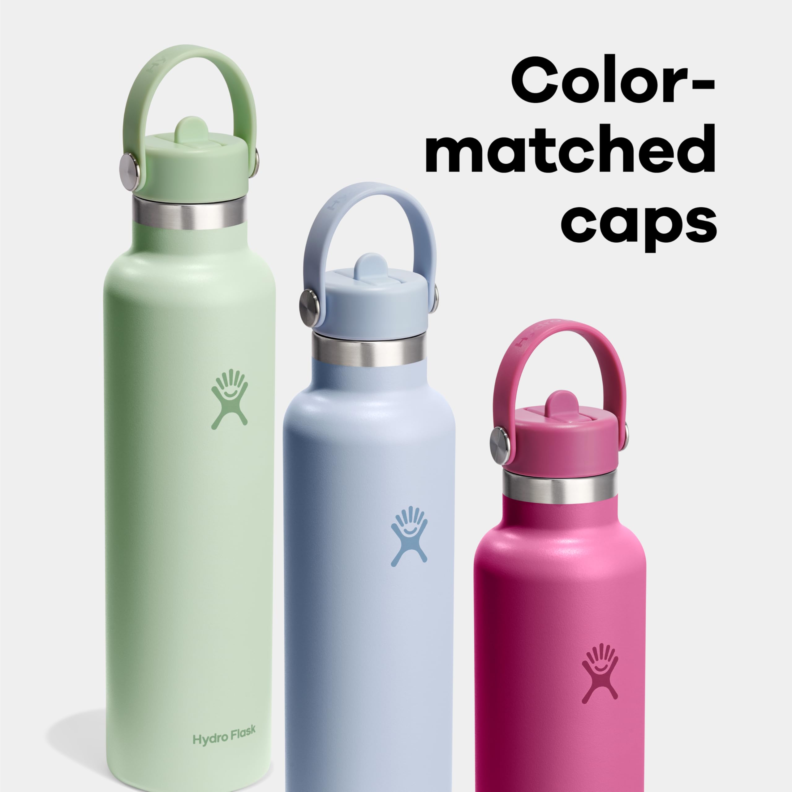Foto 3 | Botella De Agua Hydro Flask Standard Flex Straw Cap 700 Ml - Venta Internacional.