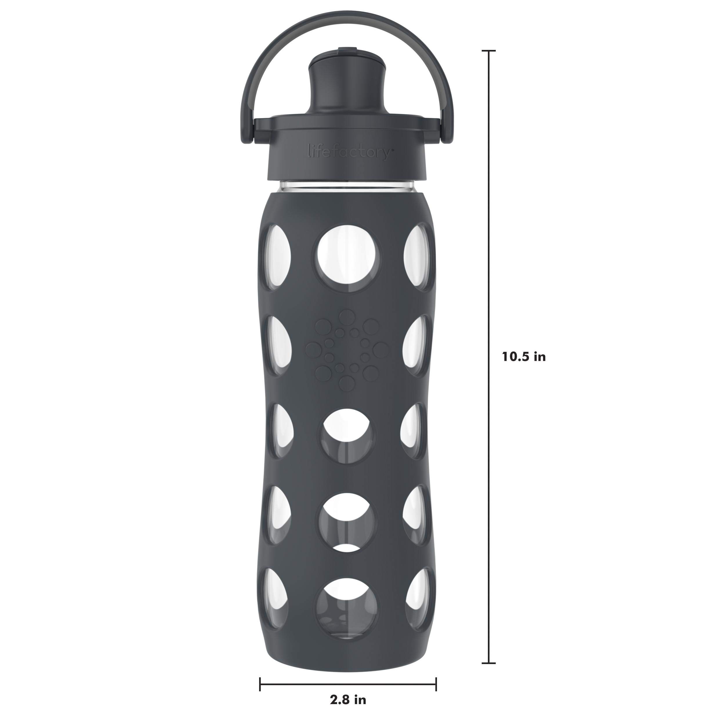 Foto 5 | Botella De Agua Lifefactory Active Flip Cap 650 Ml Carbon - Venta Internacional.