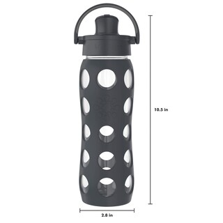 Foto 5 | Botella De Agua Lifefactory Active Flip Cap 650 Ml Carbon - Venta Internacional.