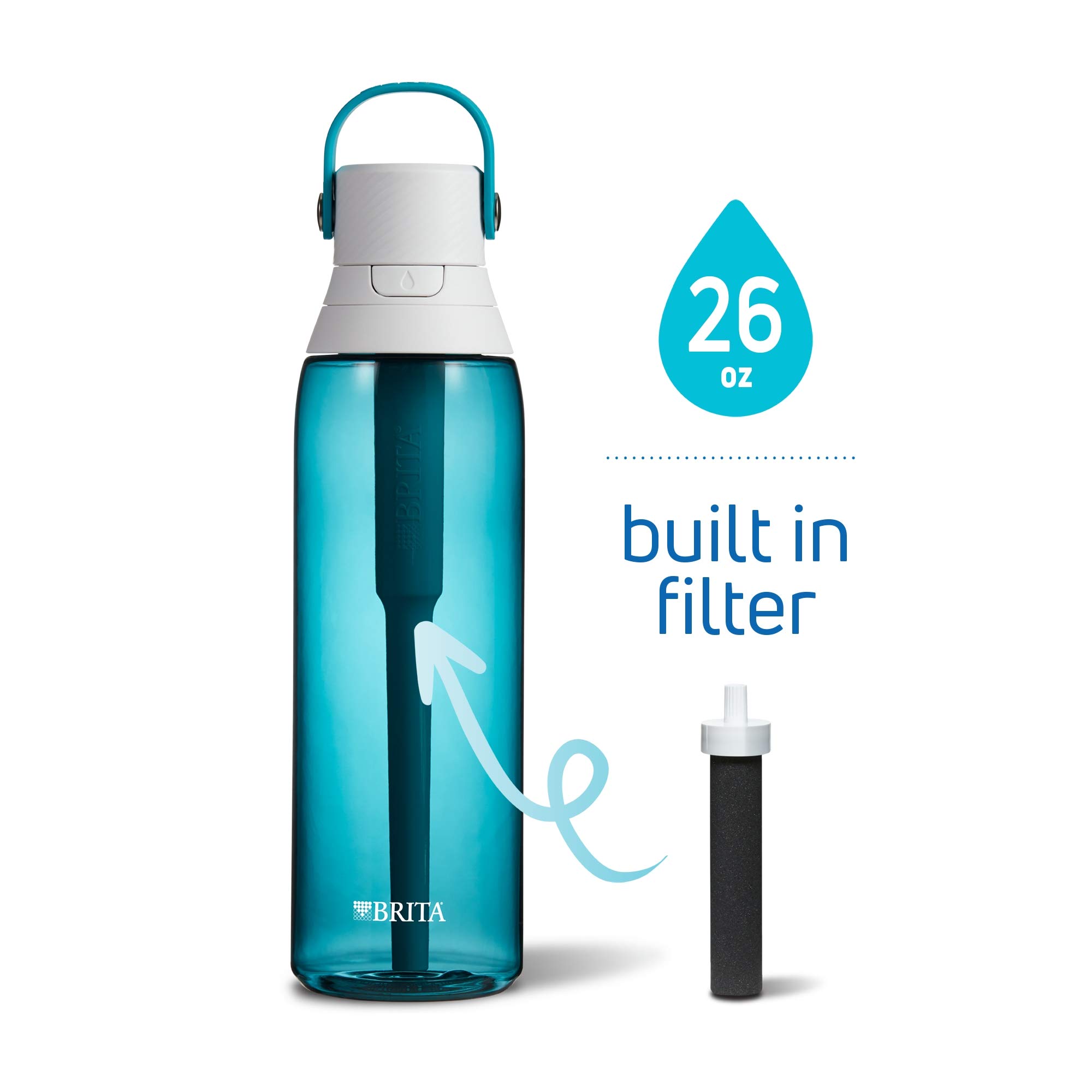 Foto 8 pulgar | Botella De Agua Brita, Vidrio Marino, Aislante Y Filtrado, 770 Ml - Venta Internacional.