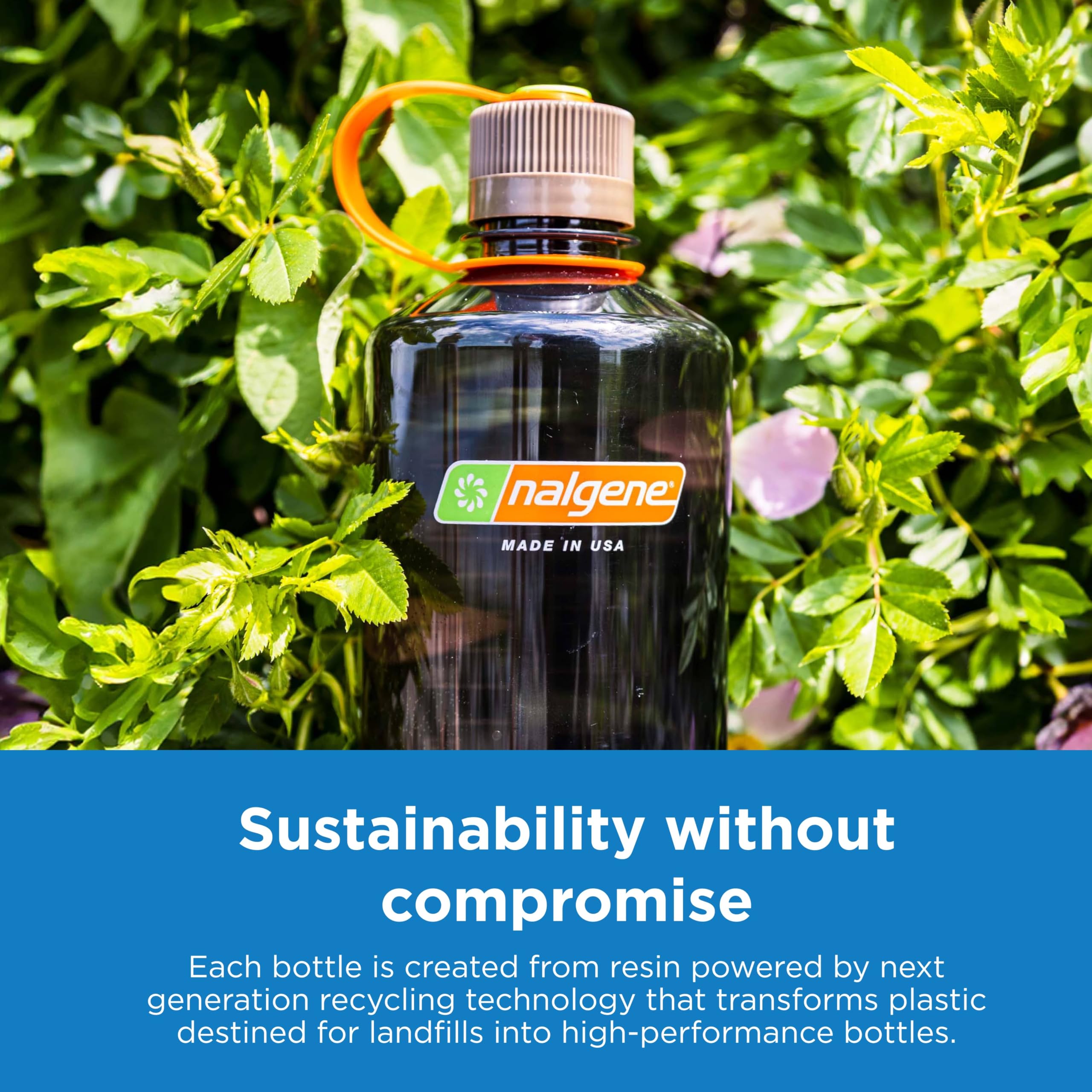 Foto 5 pulgar | Botella De Agua Nalgene Sustain Tritan Sin Bpa, 500 Ml, Transparente - Venta Internacional.