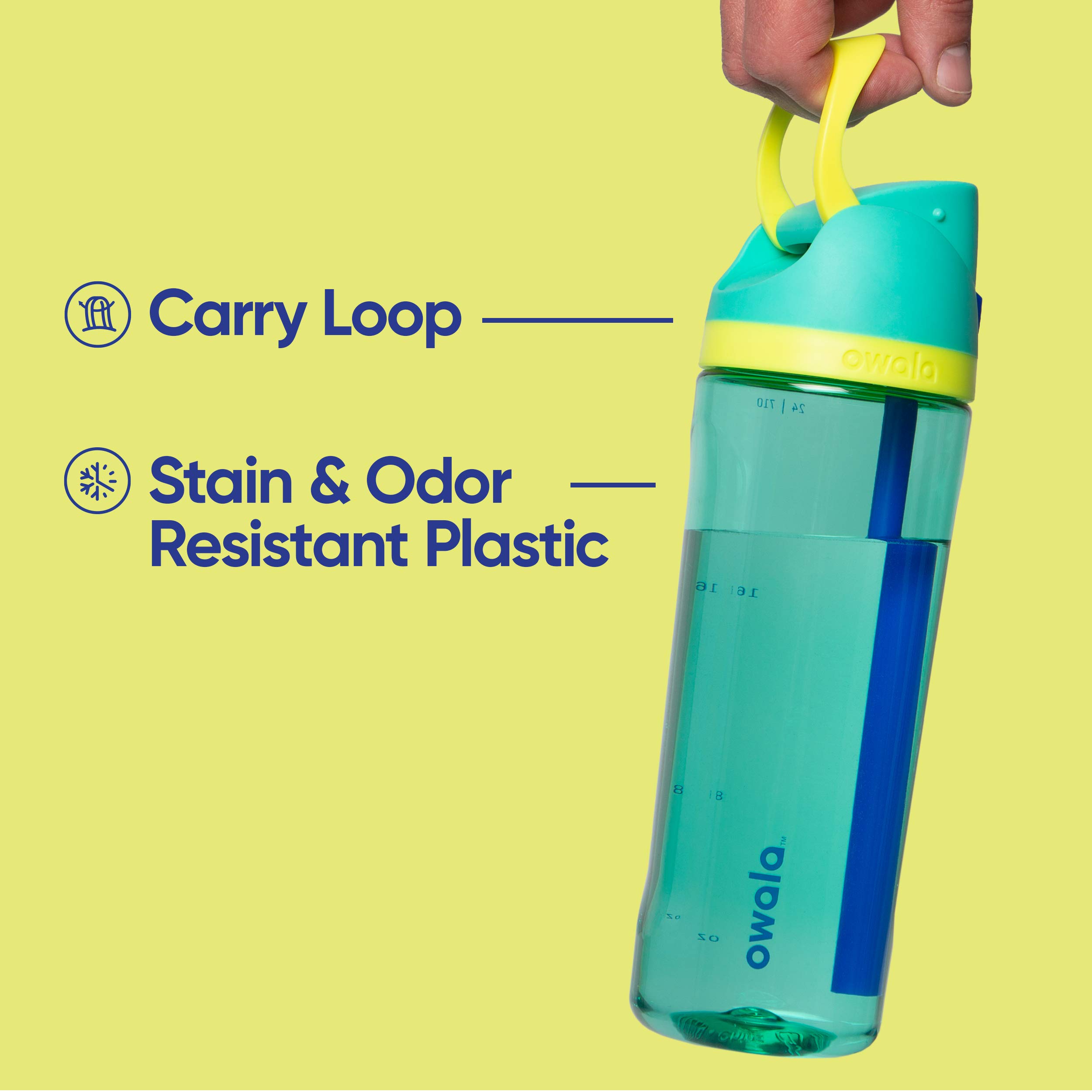 Foto 5 pulgar | Botella De Agua Owala Freesip Clear Tritan Plastic 750 Ml - Venta Internacional.