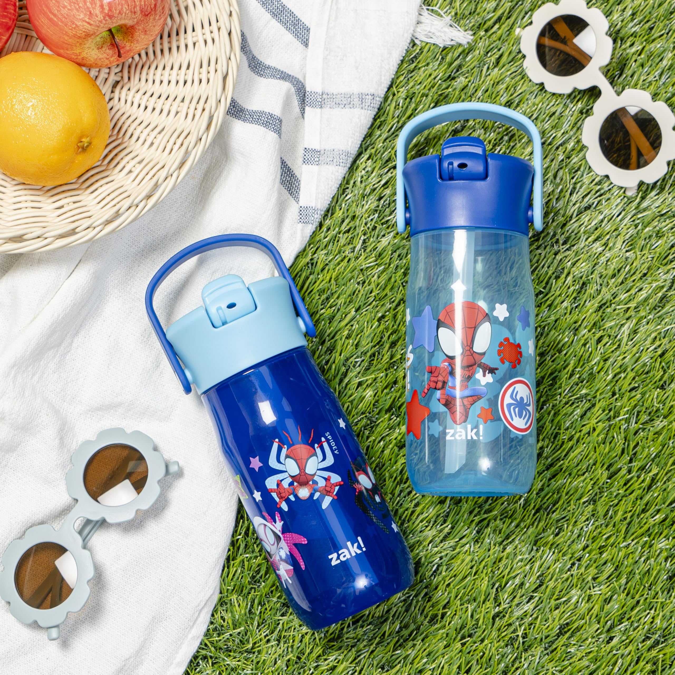Foto 2 | Botella De Agua Zak Designs Harmony Marvel Spider-man 530 Ml, Paquete De 2 - Venta Internacional.