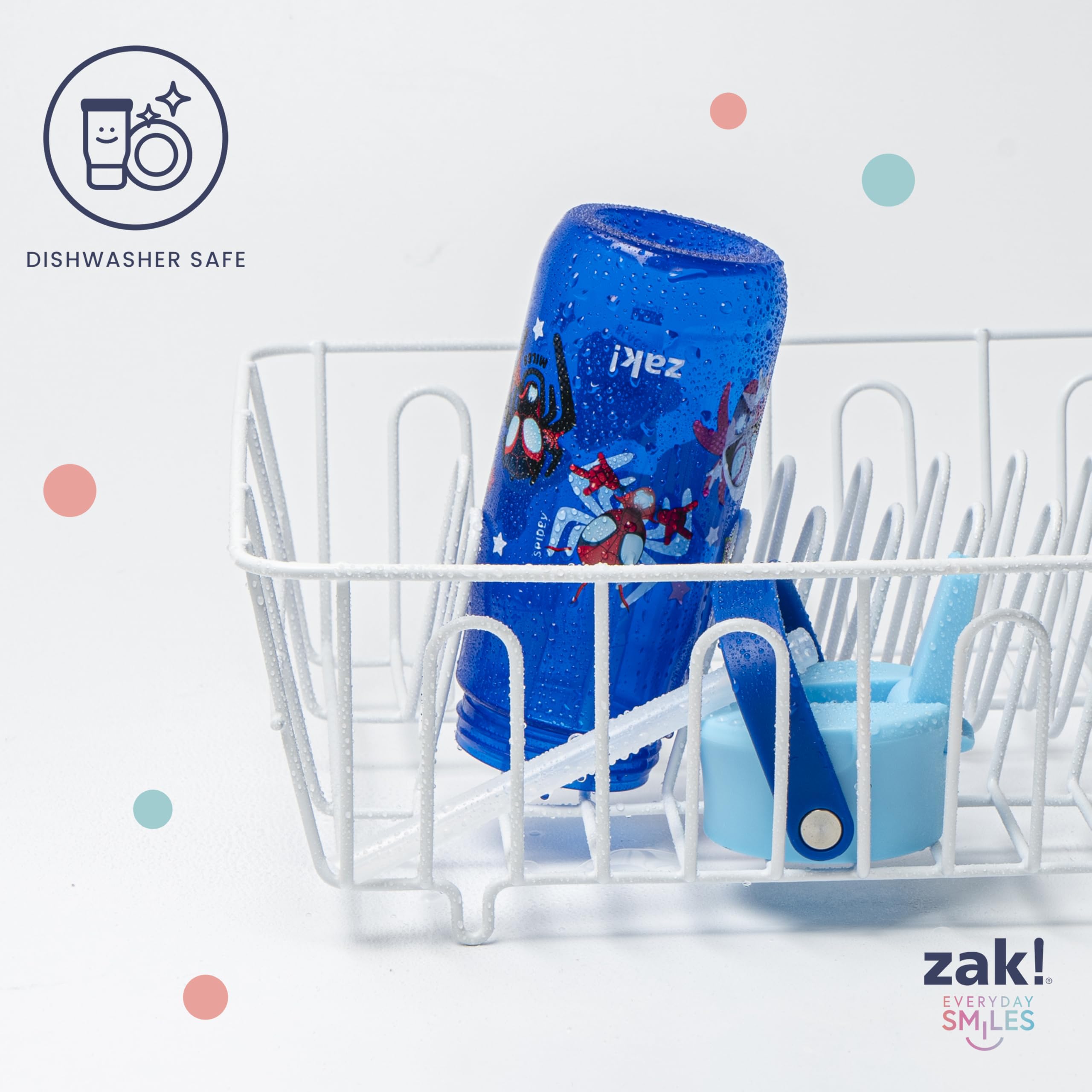 Foto 8 pulgar | Botella De Agua Zak Designs Harmony Marvel Spider-man 530 Ml, Paquete De 2 - Venta Internacional.