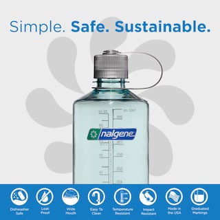 Foto 2 | Botella De Agua Nalgene Sustain Tritan Sin Bpa, 946 Ml, Seafoam - Venta Internacional.