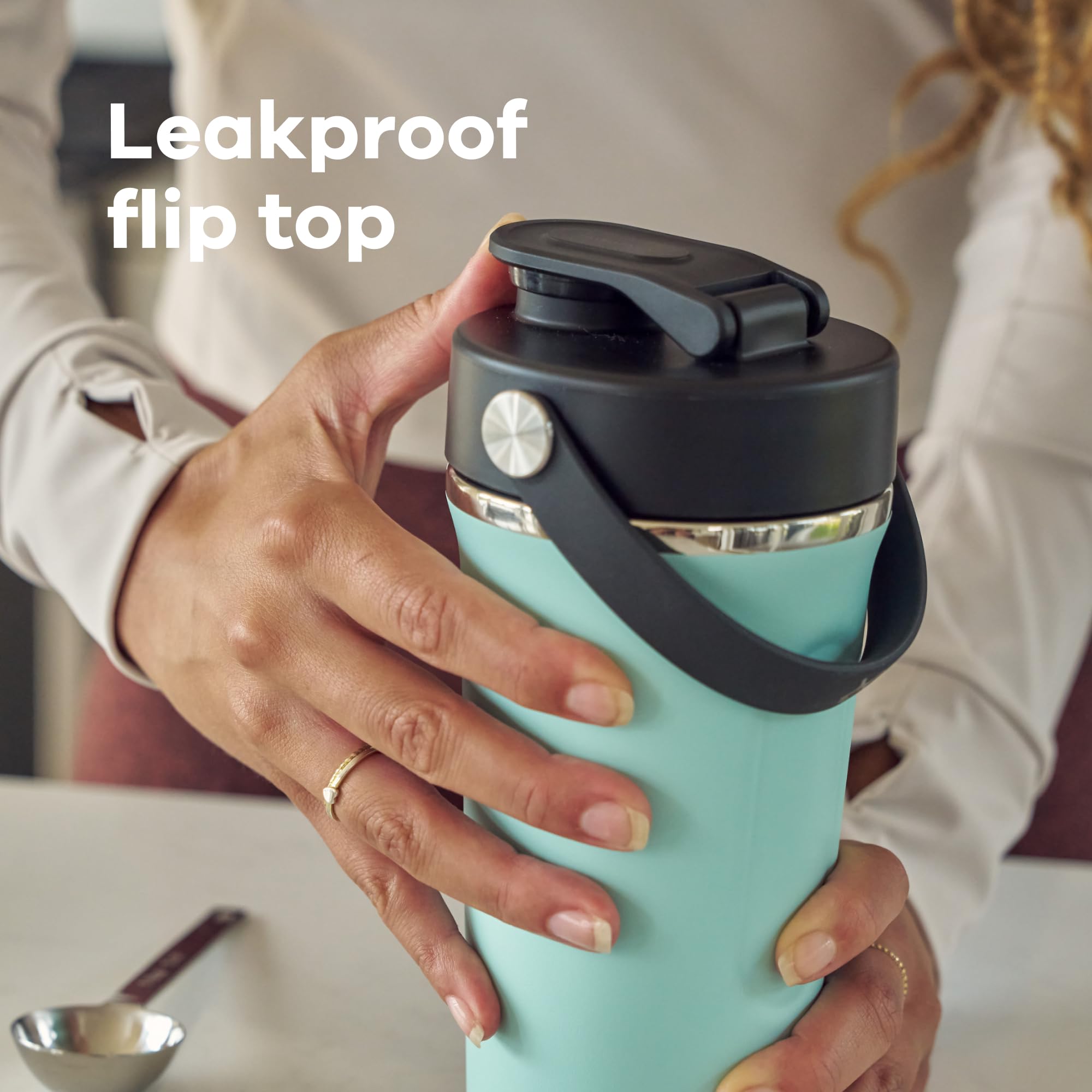 Foto 4 pulgar | Botella Shaker Hydro Flask Con Aislamiento De 700 Ml - Venta Internacional.