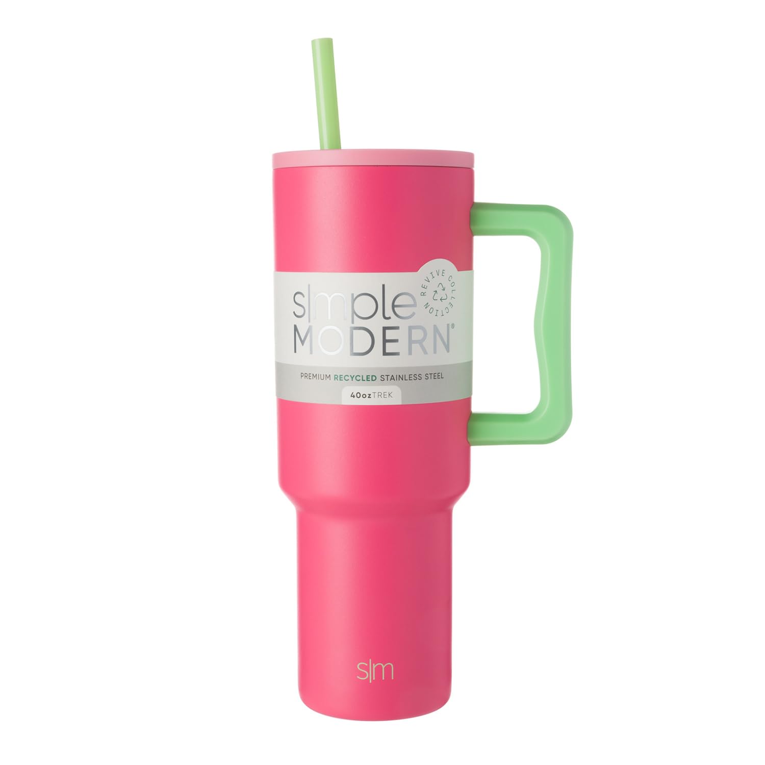 Foto 2 pulgar | Vaso Simple Modern Trek De 1,2 L Con Asa Y Tapa Con Pajita - Venta Internacional.